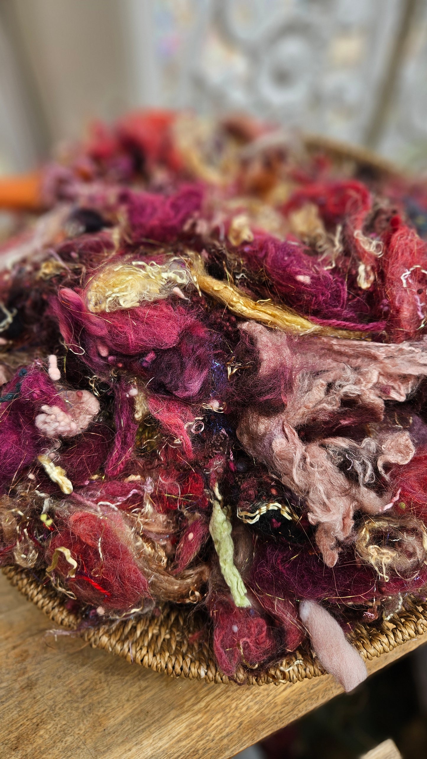 Amethyst - Alphonse Mucha Fiber Art Texture Blend 3 ounces