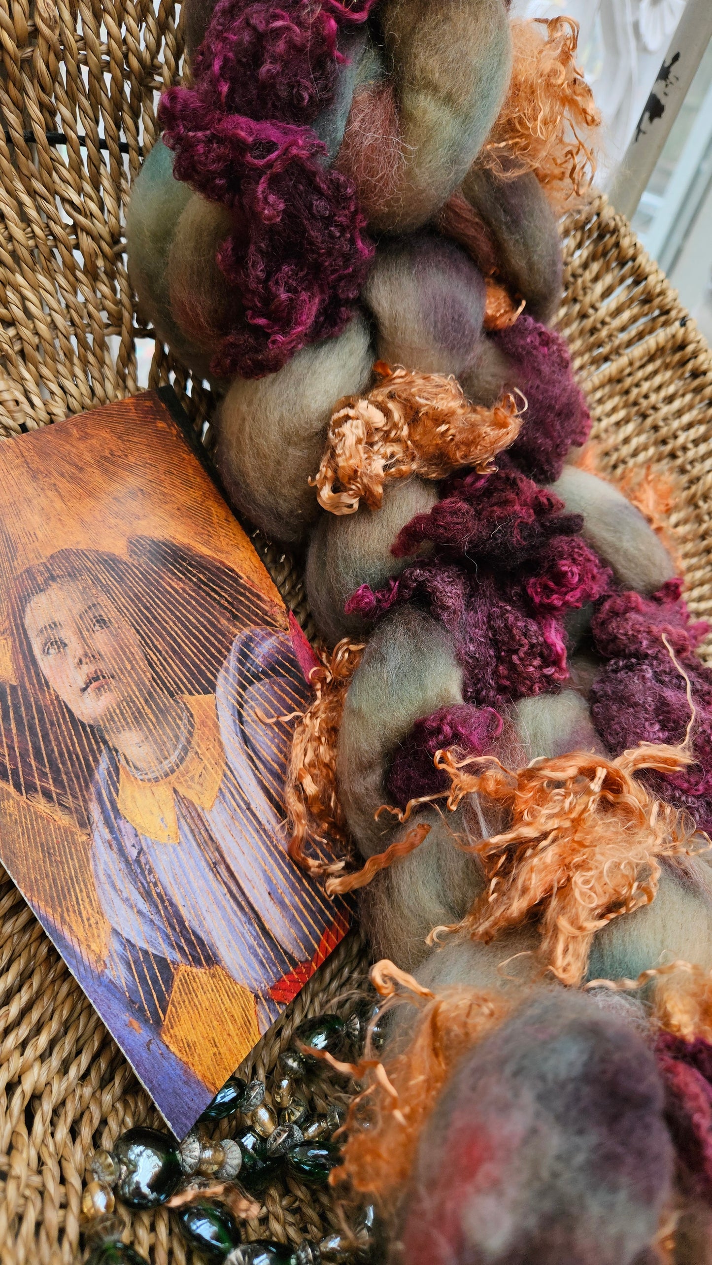 Botticelli Inspired Signature Art Roving - Coronation of Mary Collection 107 - 4.6 oz