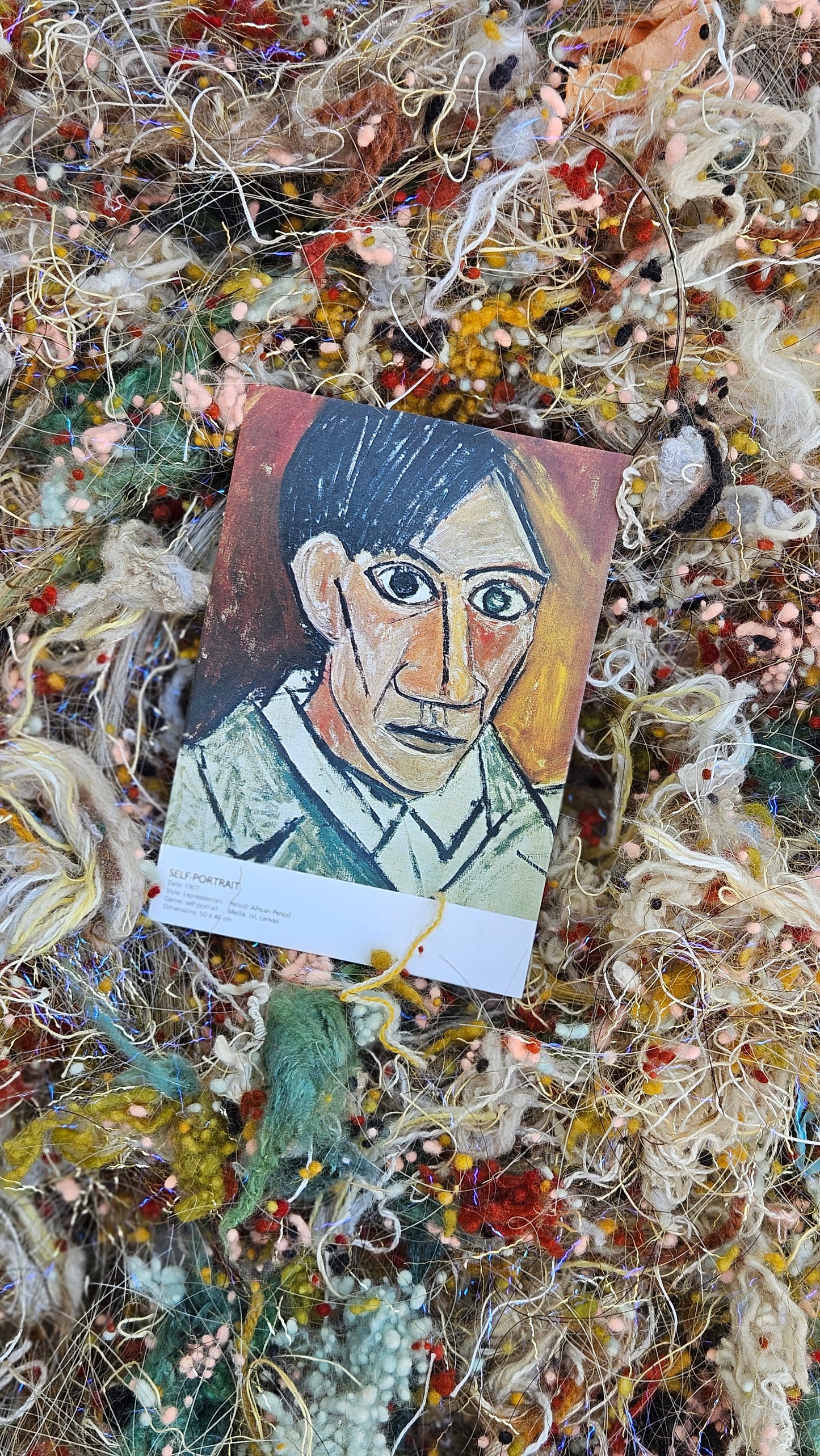 SELF PORTRAIT Picasso Inspired Fiber Art Texture Blend Kit - 1 ounce