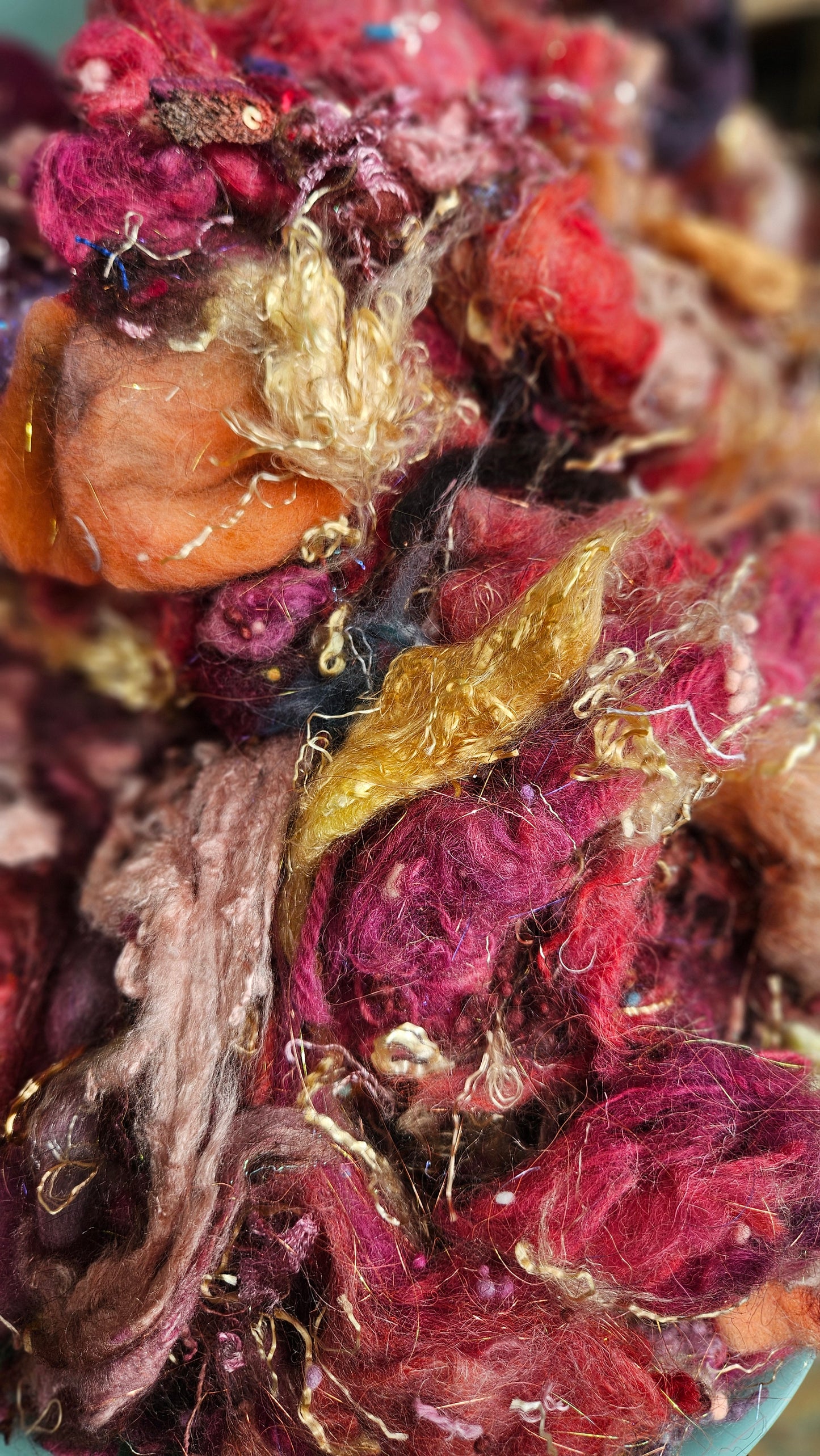 Amethyst - Alphonse Mucha Fiber Art Texture Blend 3 ounces