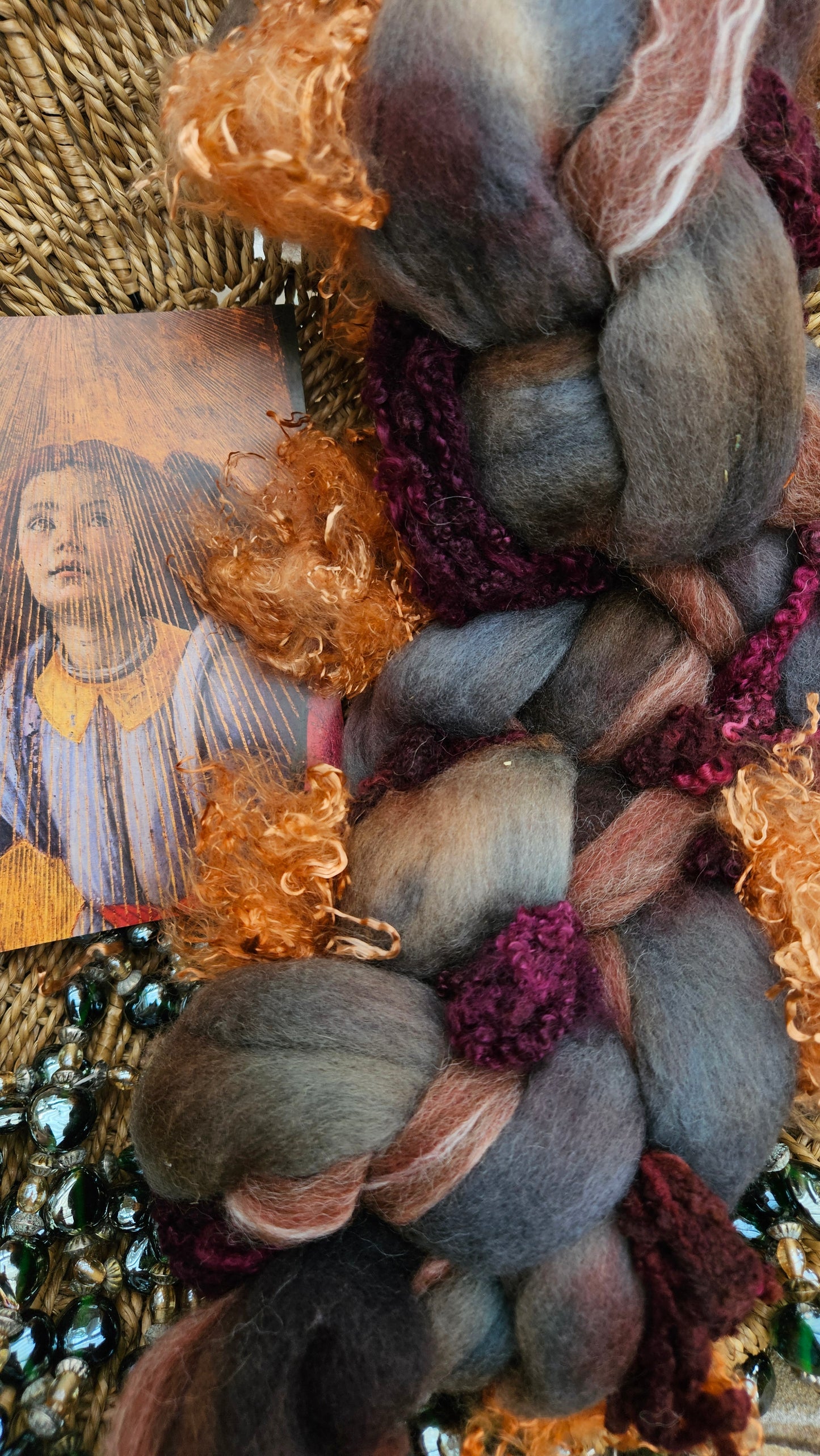 Botticelli Inspired Signature Art Roving - Coronation of Mary Collection 102 - 4.4 oz
