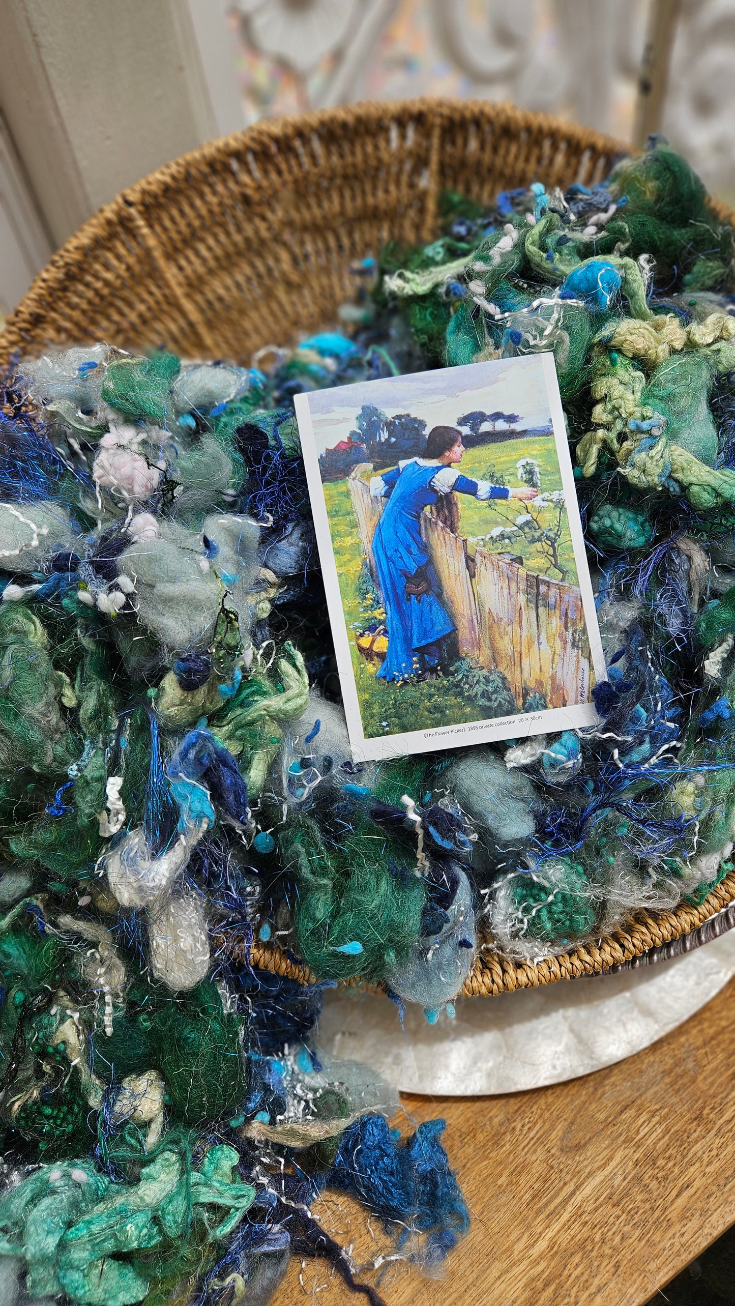 The Flower Picker - Waterhouse Fiber Art Texture Blend 3 ounces