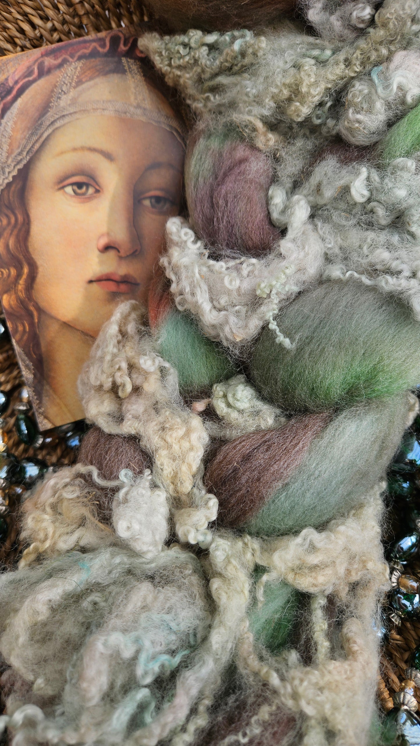 Botticelli Inspired Signature Art Roving - Madonna Portrait Collection MAC102 - 3.7 oz