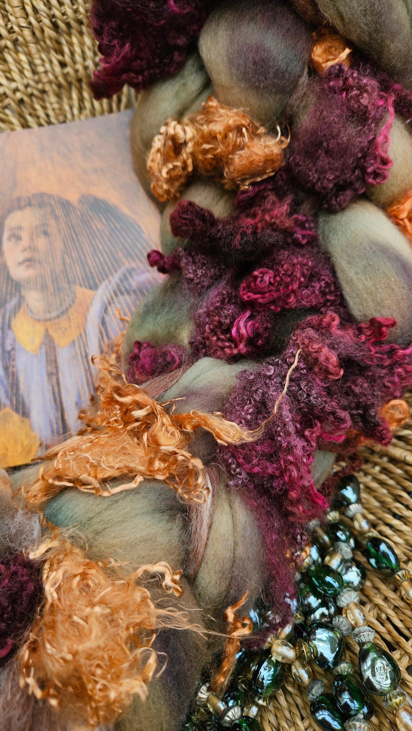 Botticelli Inspired Signature Art Roving - Coronation of Mary Collection 107 - 4.6 oz