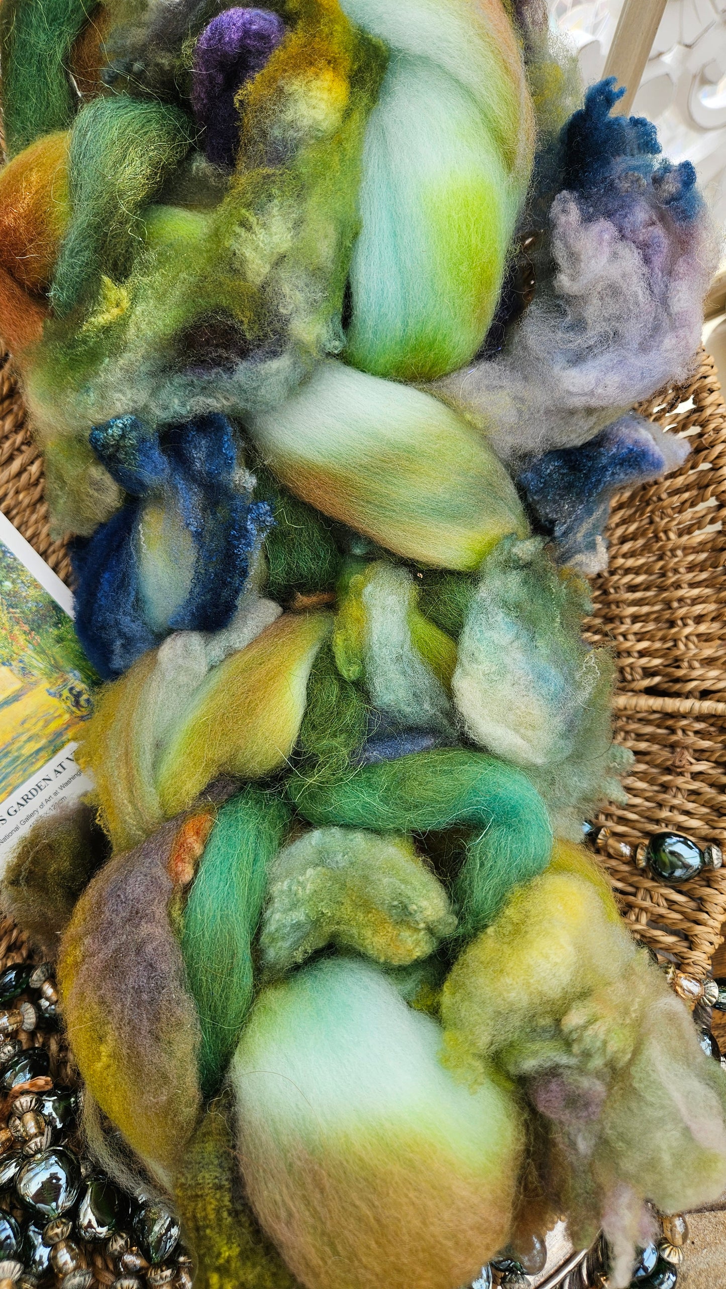 Monet Inspired Signature Art Roving - The Artists Garden 101 - 3.8 oz