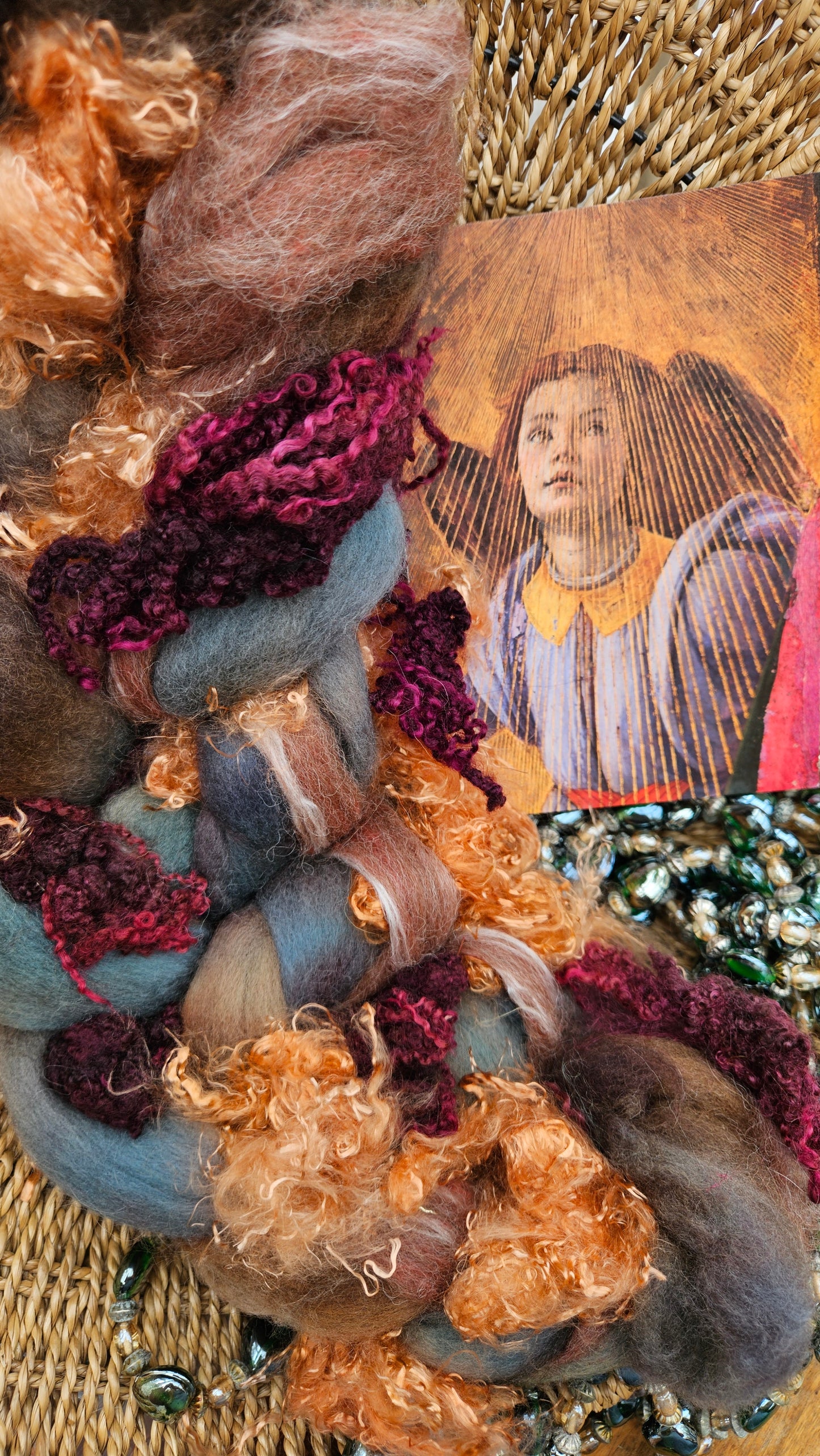 Botticelli Inspired Signature Art Roving - Coronation of Mary Collection 101 - 4.3 oz