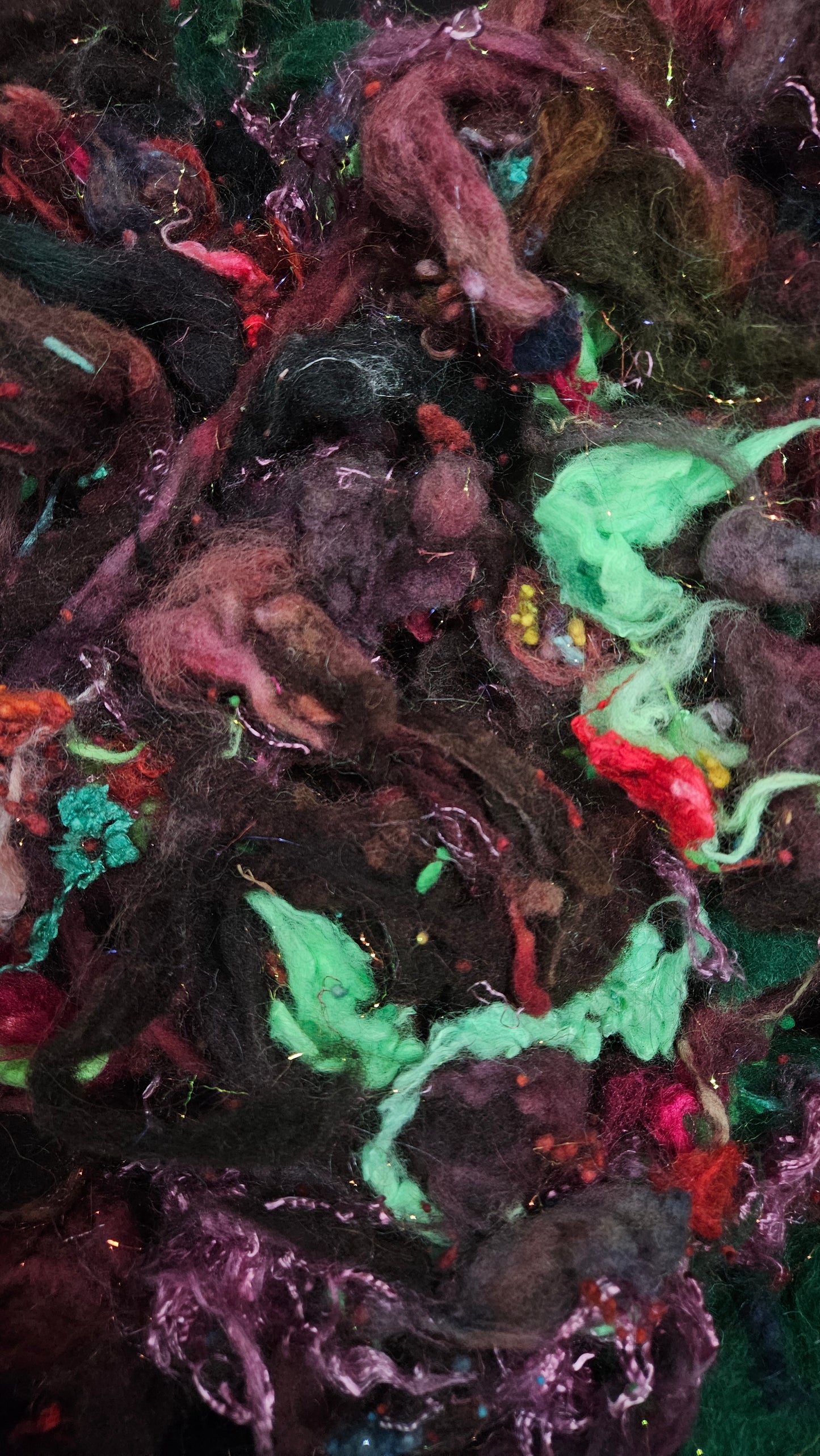I am Half-Sick of Shadows - Waterhouse Fiber Art Texture Blend 3 ounces