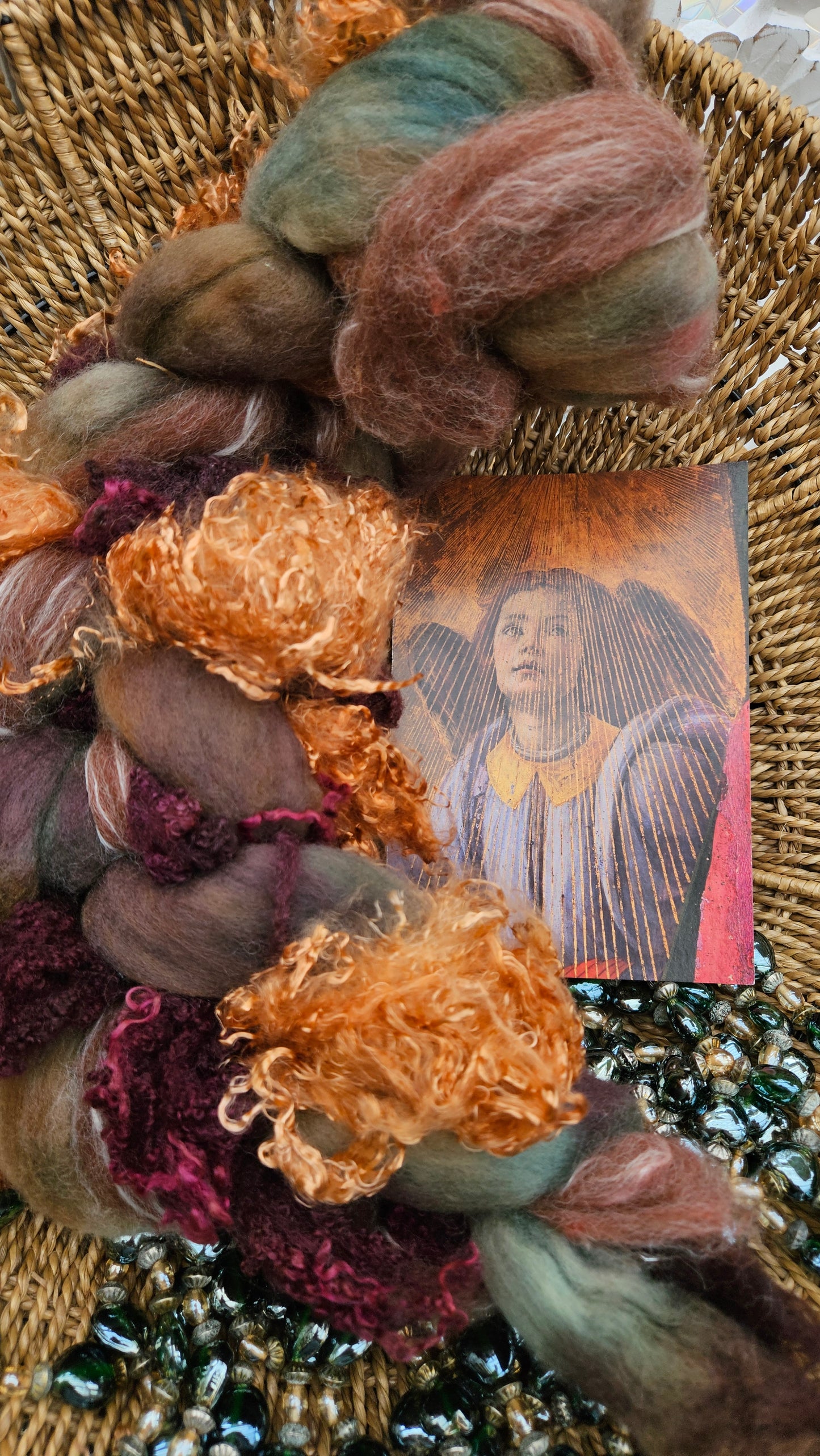 Botticelli Inspired Signature Art Roving - Coronation of Mary Collection 107 - 4.6 oz