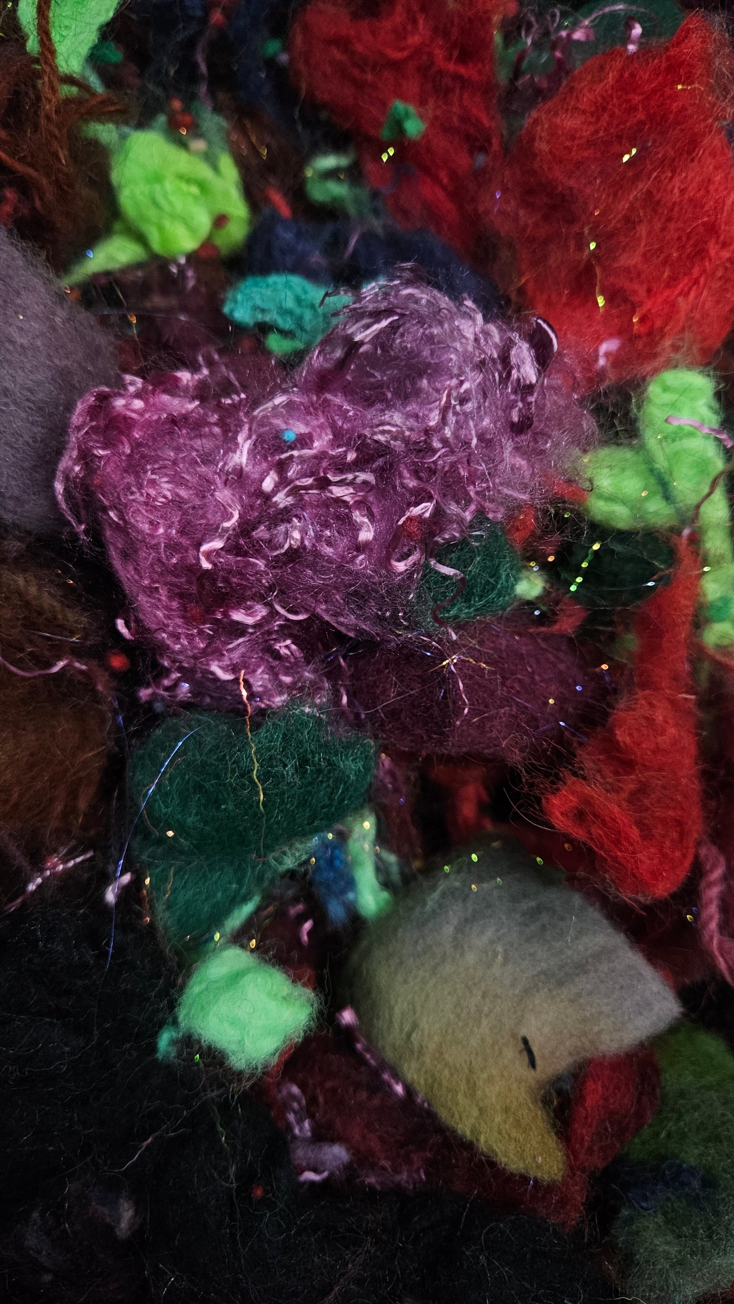 I am Half-Sick of Shadows - Waterhouse Fiber Art Texture Blend 3 ounces