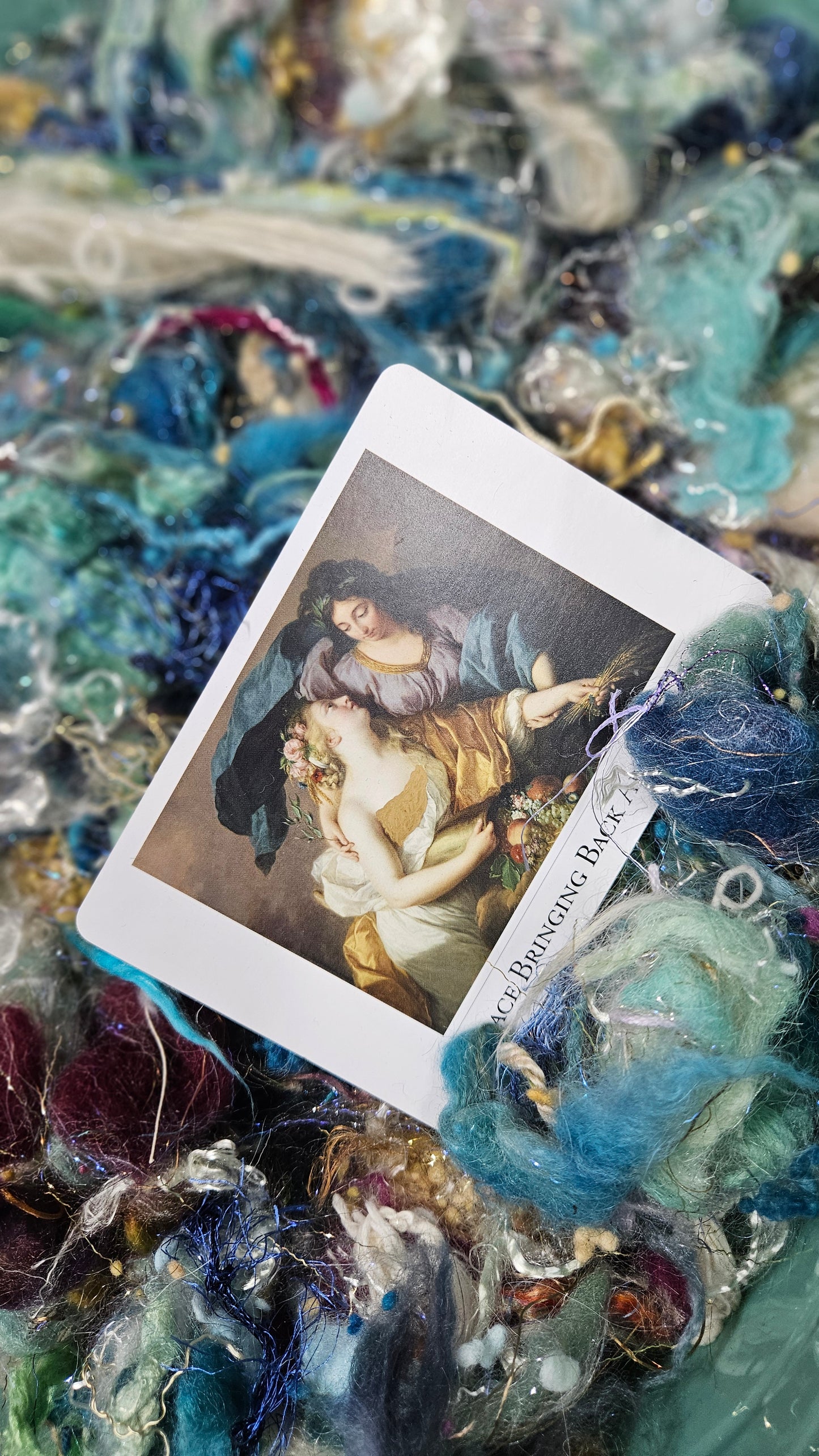 Peace Bringing Back Abundance - Louvre Fiber Art Texture Blend 3 ounces