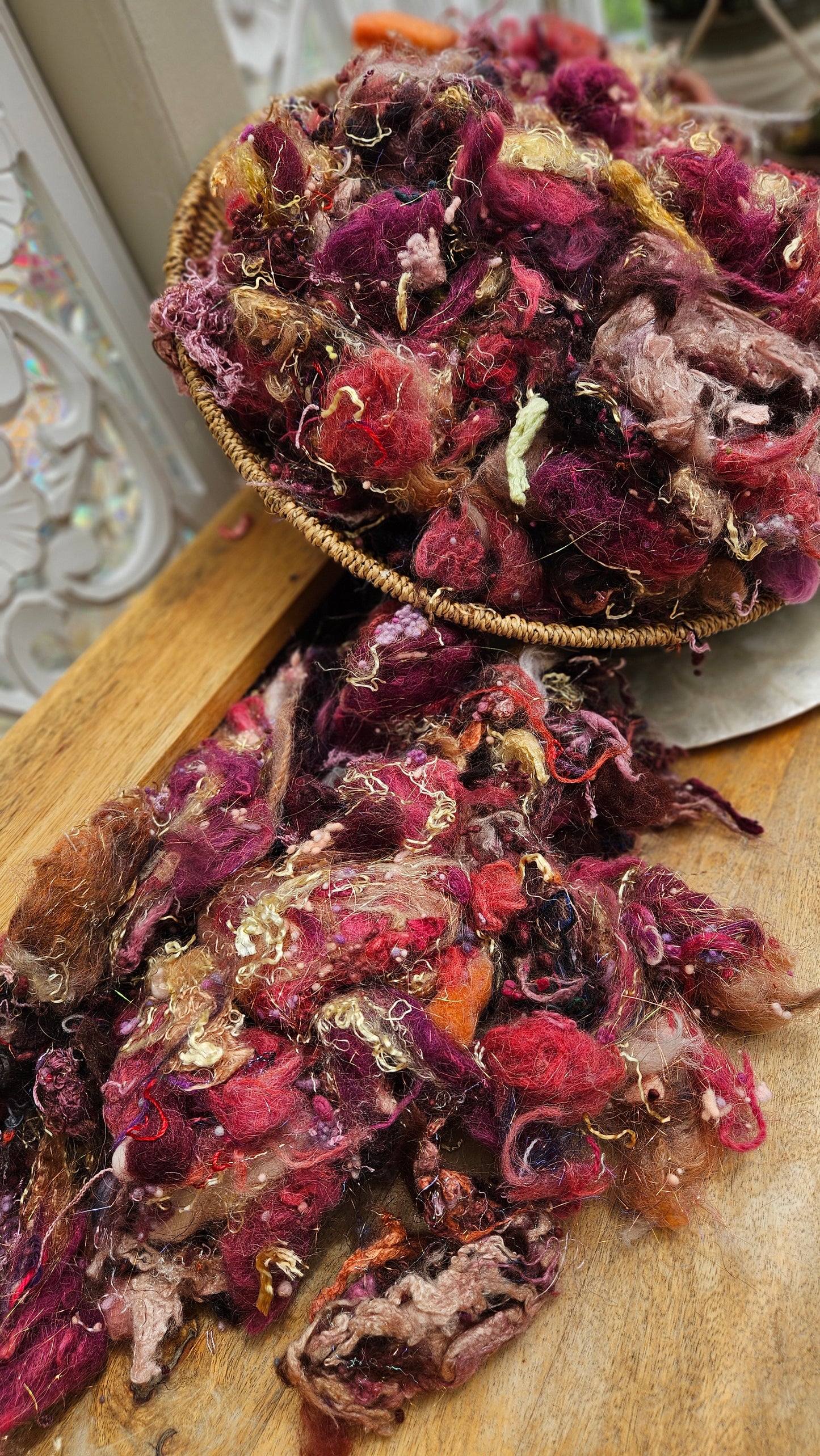 Amethyst - Alphonse Mucha Fiber Art Texture Blend 3 ounces