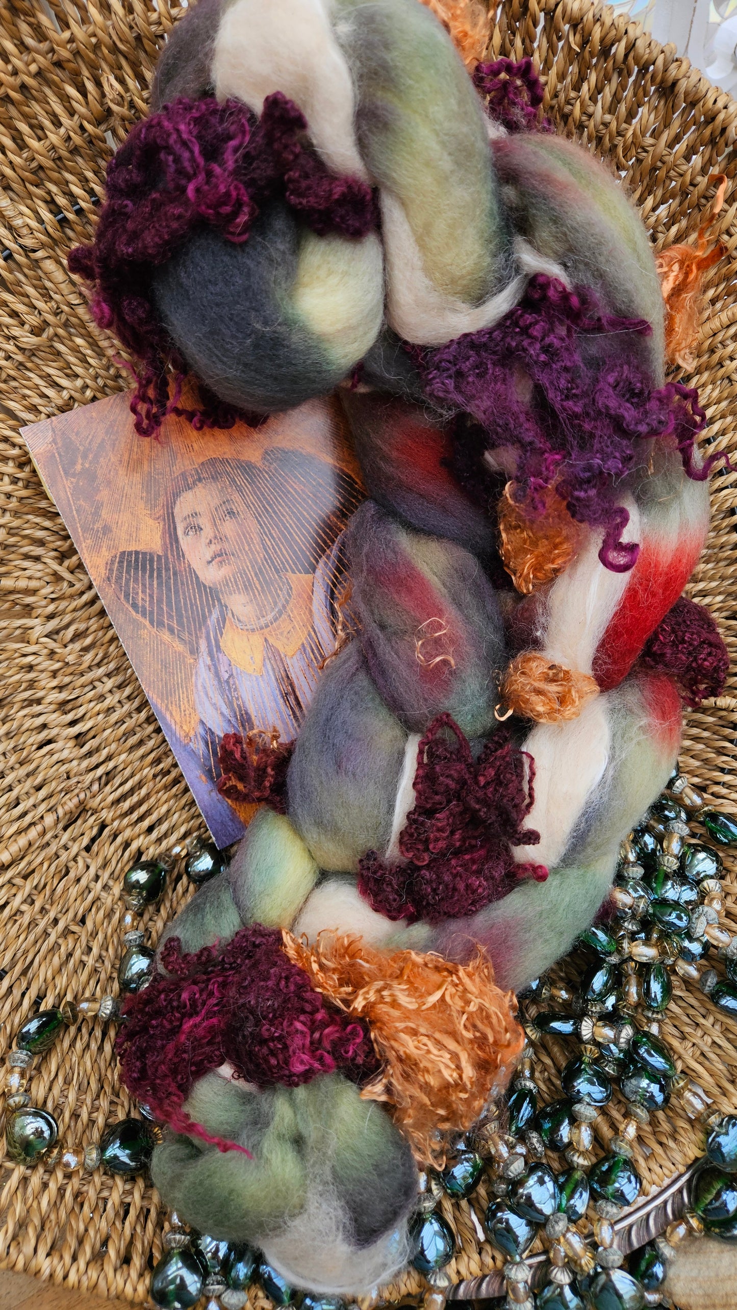 Botticelli Inspired Signature Art Roving - Coronation of Mary Collection 103 - 4.2 oz