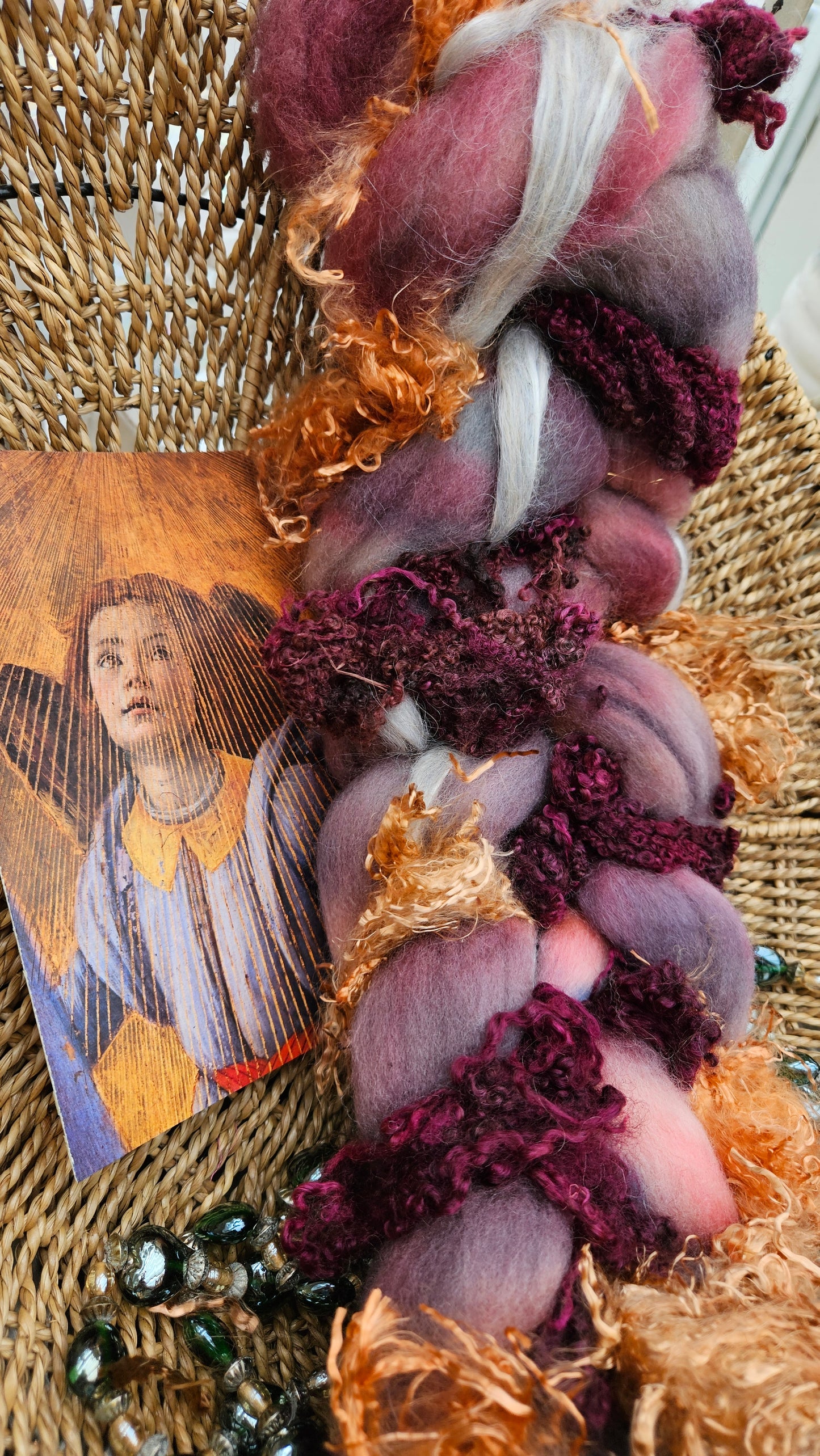 Botticelli Inspired Signature Art Roving - Coronation of Mary Collection 106 - 4.1 oz