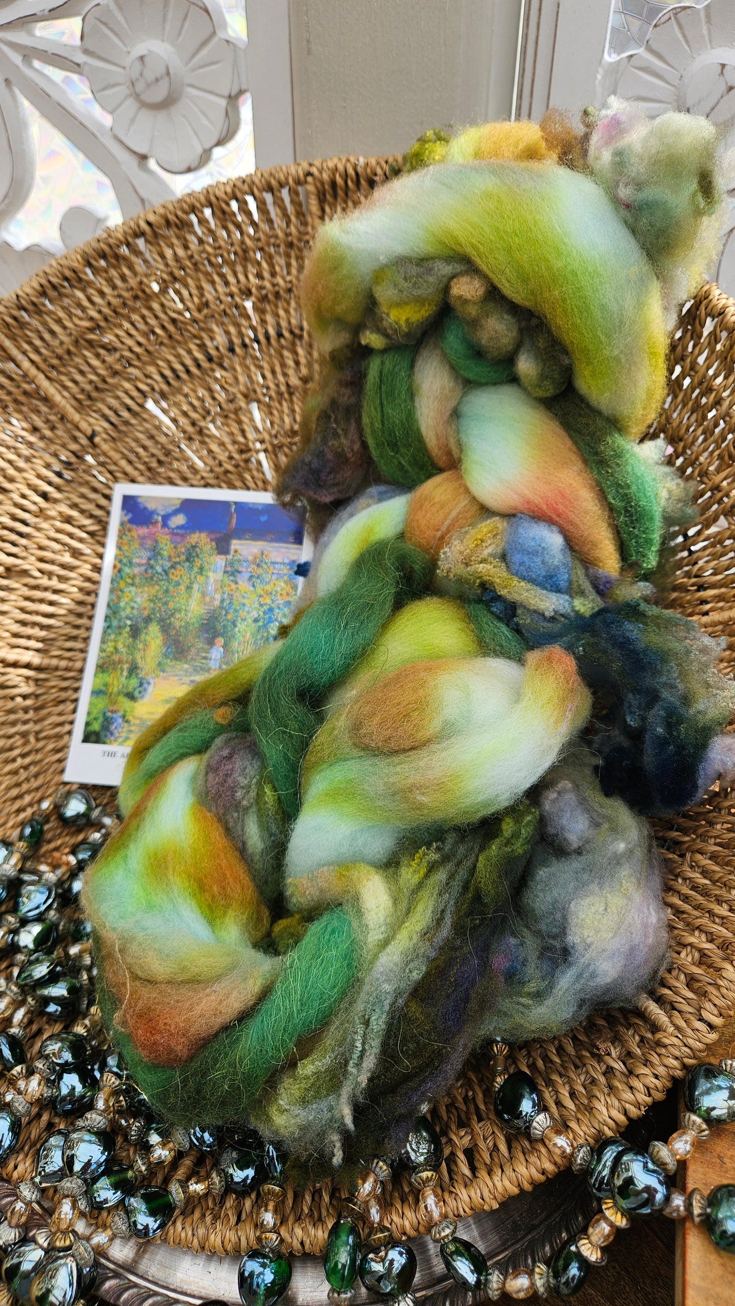 Monet Inspired Signature Art Roving - The Artists Garden 101 - 3.8 oz