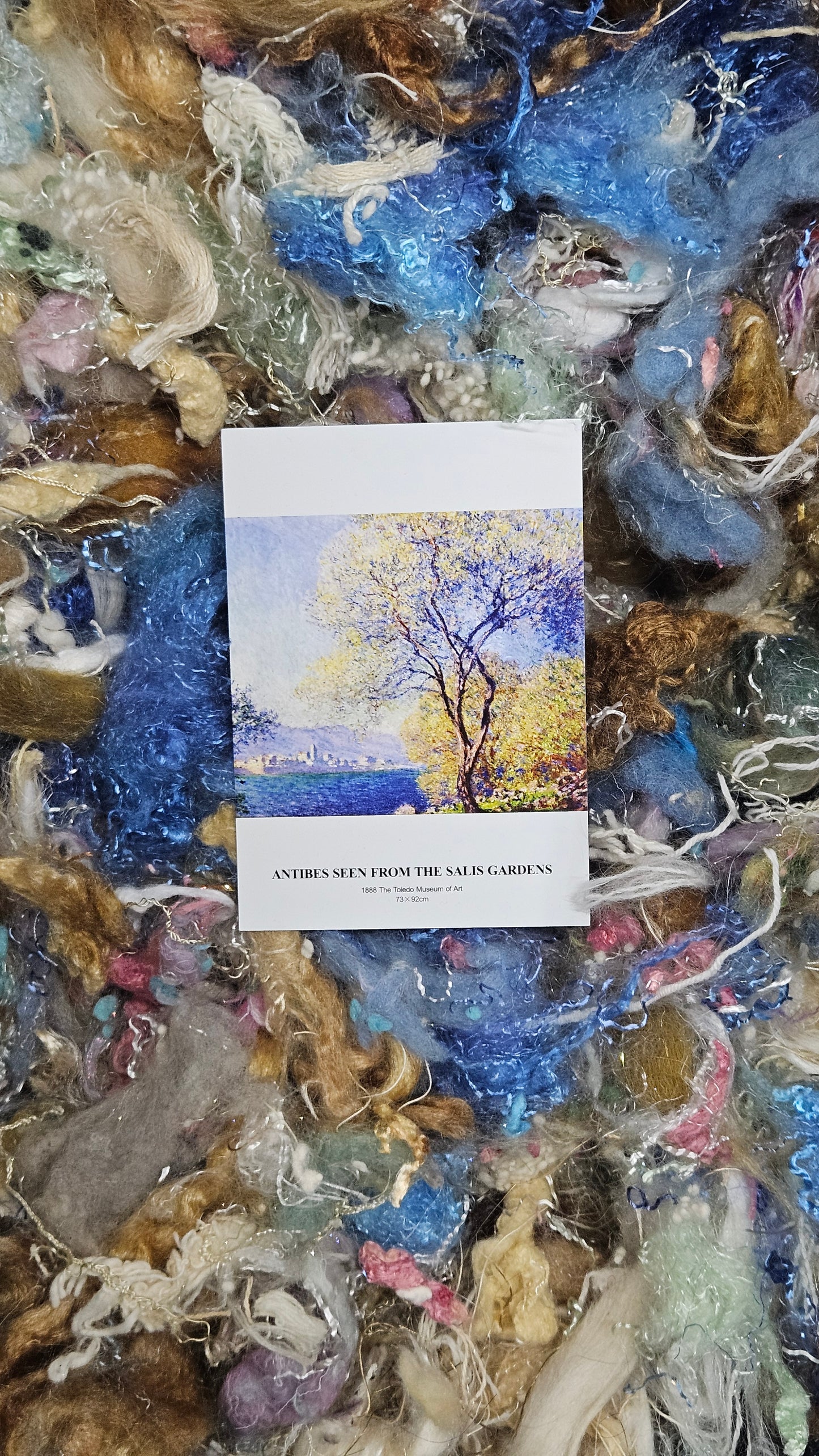 Salis Gardens - Claude Monet Fiber Art Texture Blend 3 ounces