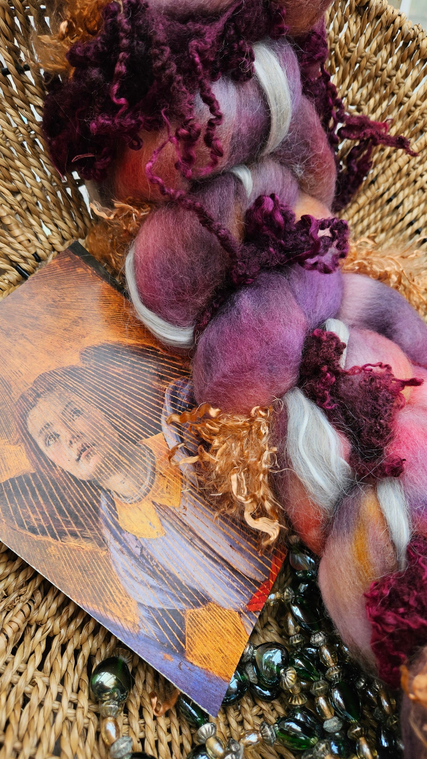 Botticelli Inspired Signature Art Roving - Coronation of Mary Collection 104 - 4.2 oz