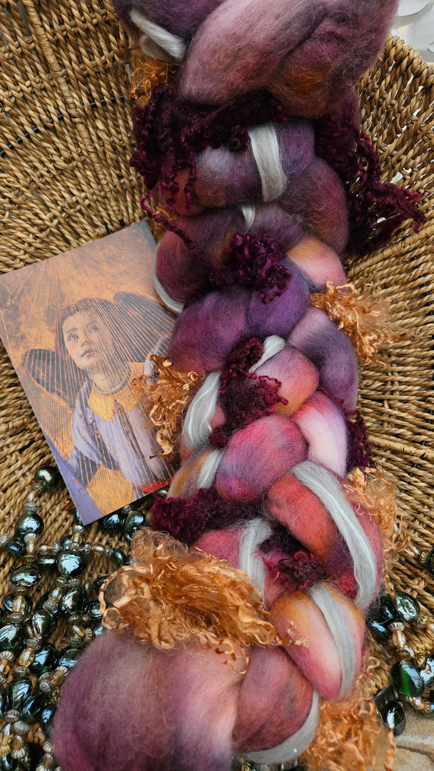 Botticelli Inspired Signature Art Roving - Coronation of Mary Collection 104 - 4.2 oz