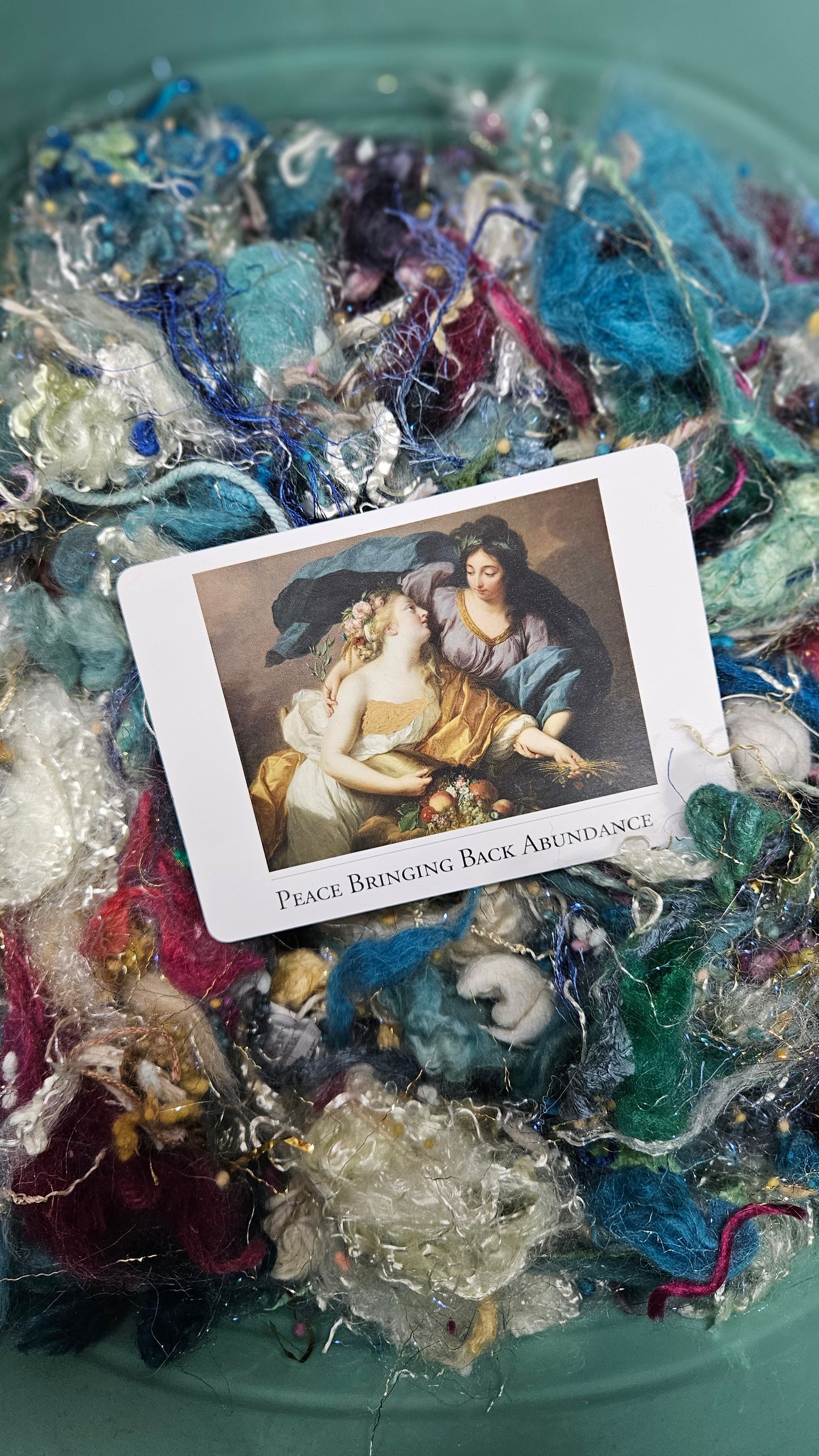Peace Bringing Back Abundance - Louvre Fiber Art Texture Blend 3 ounces