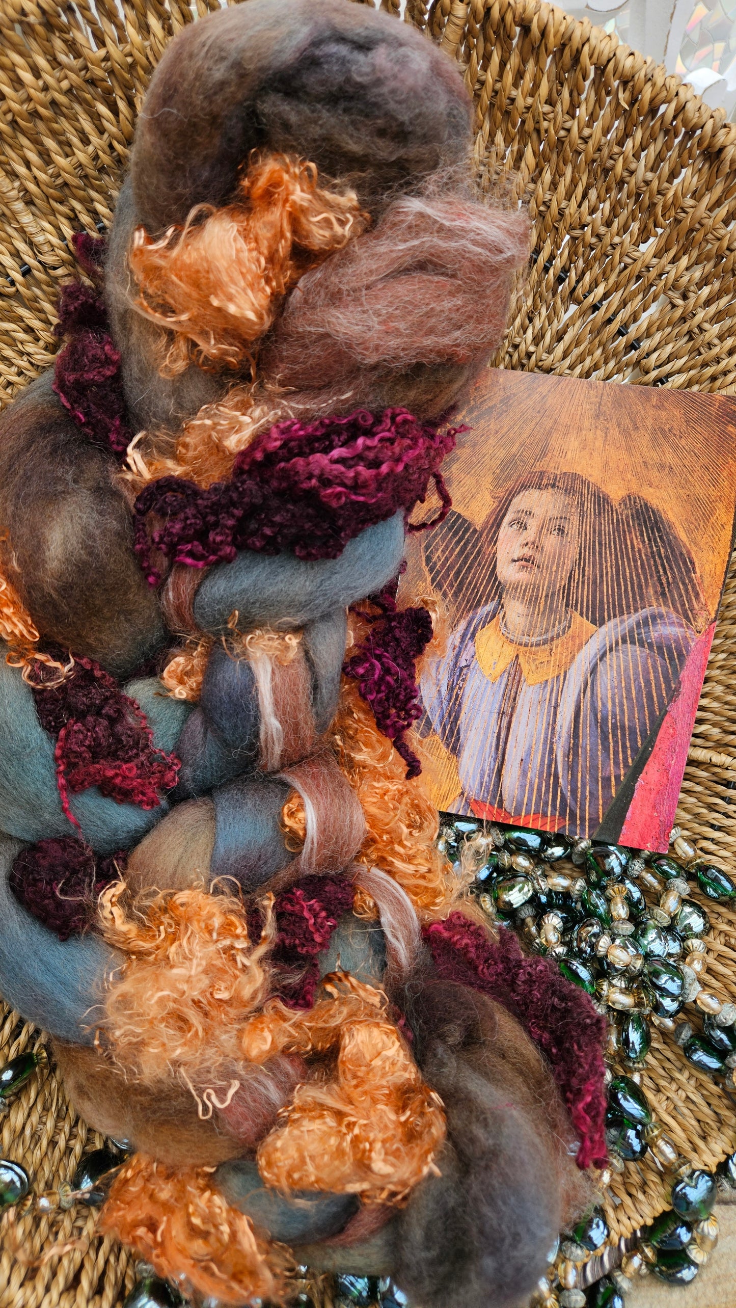 Botticelli Inspired Signature Art Roving - Coronation of Mary Collection 101 - 4.3 oz