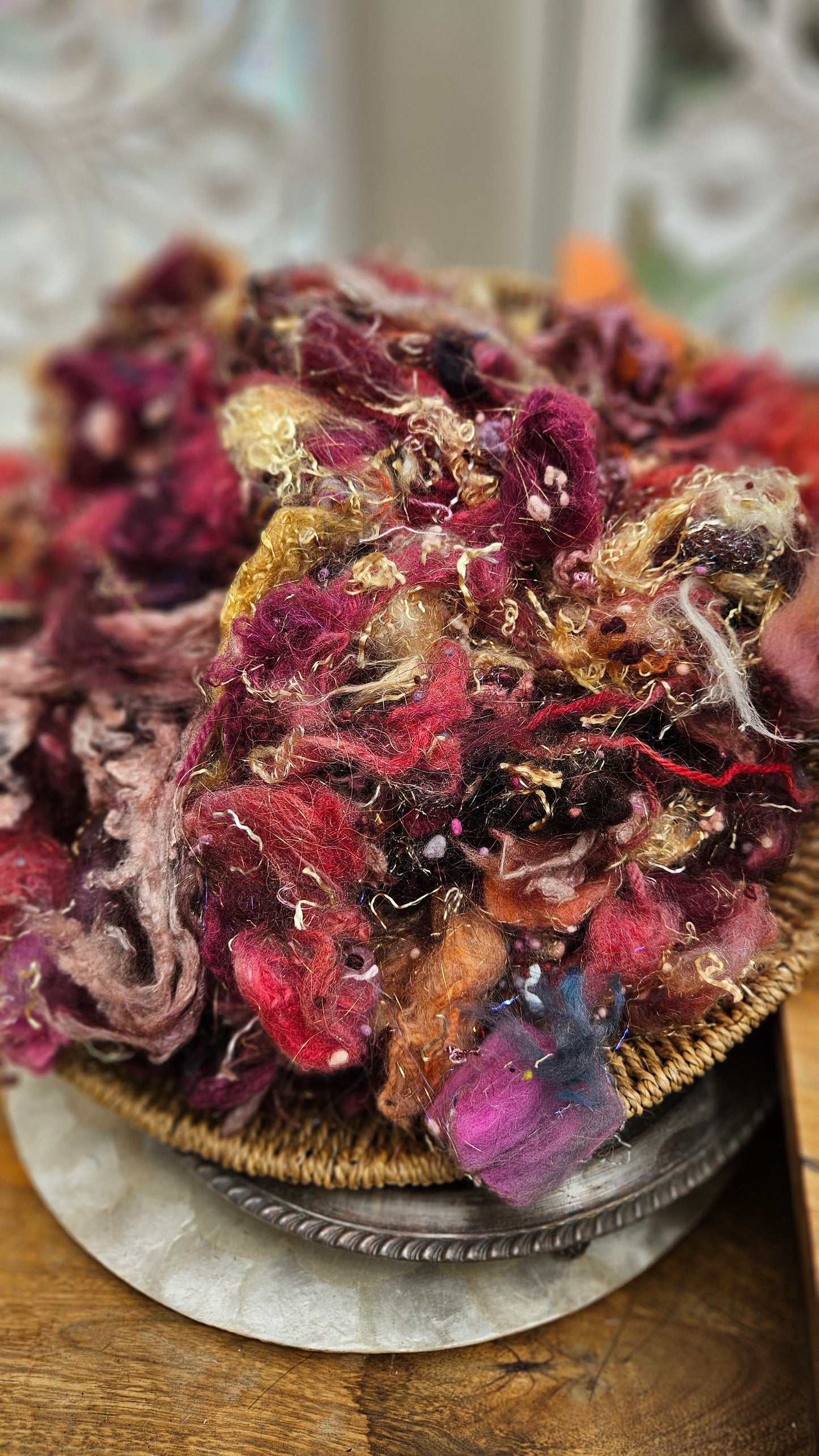 Amethyst - Alphonse Mucha Fiber Art Texture Blend 3 ounces