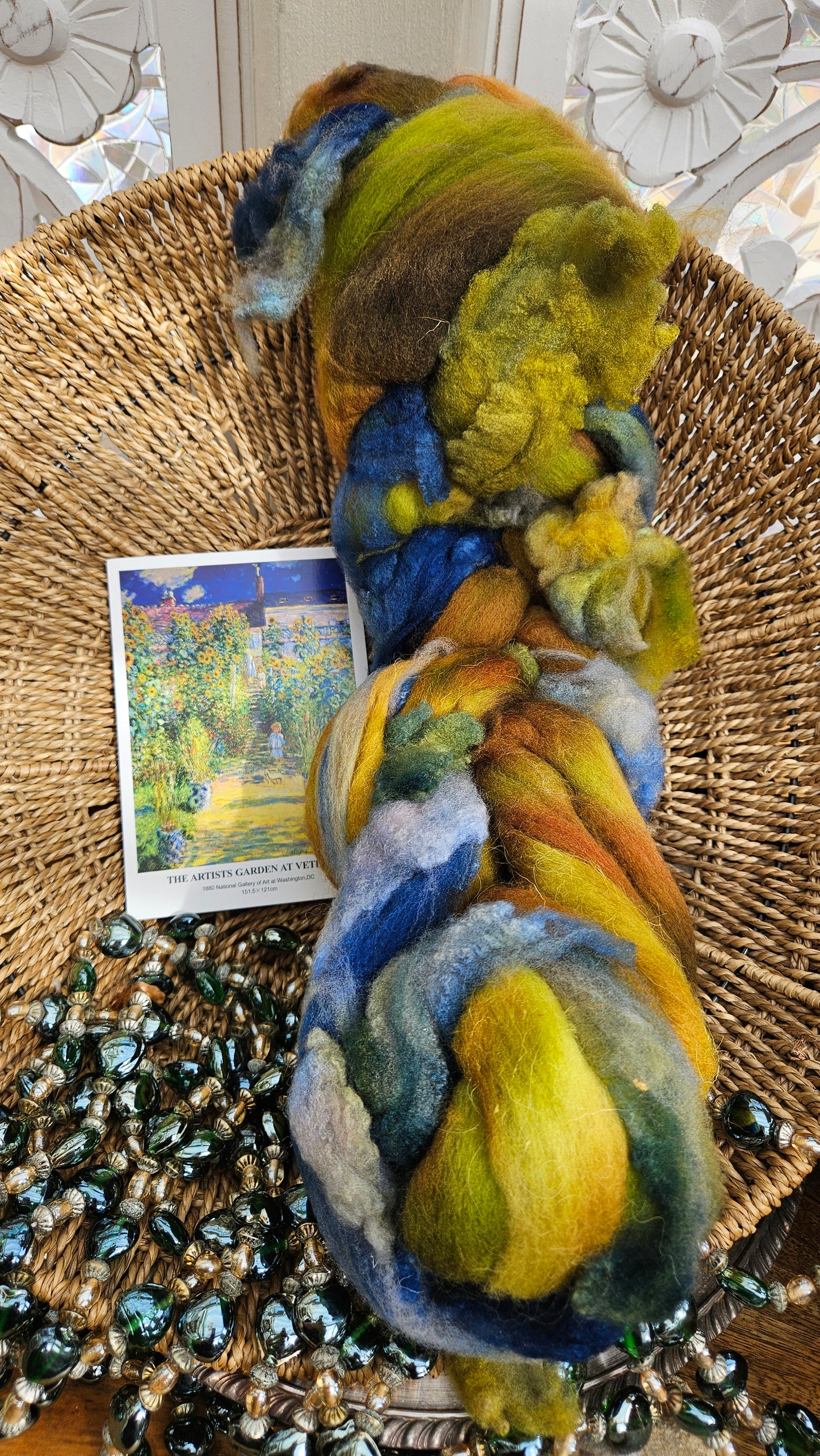 Monet Inspired Signature Art Roving - The Artists Garden 105 - 4.2 oz