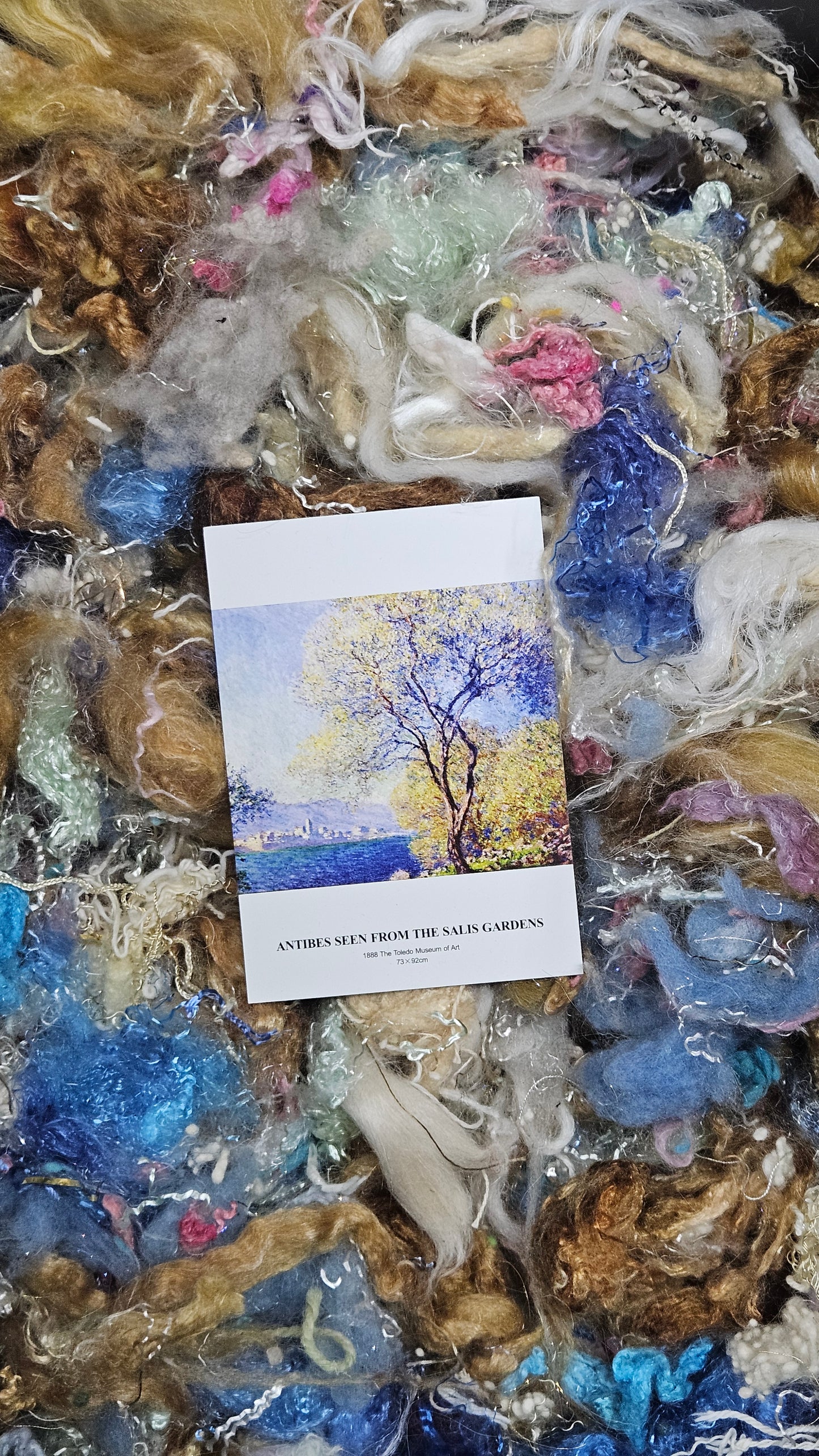 Salis Gardens - Claude Monet Fiber Art Texture Blend 3 ounces