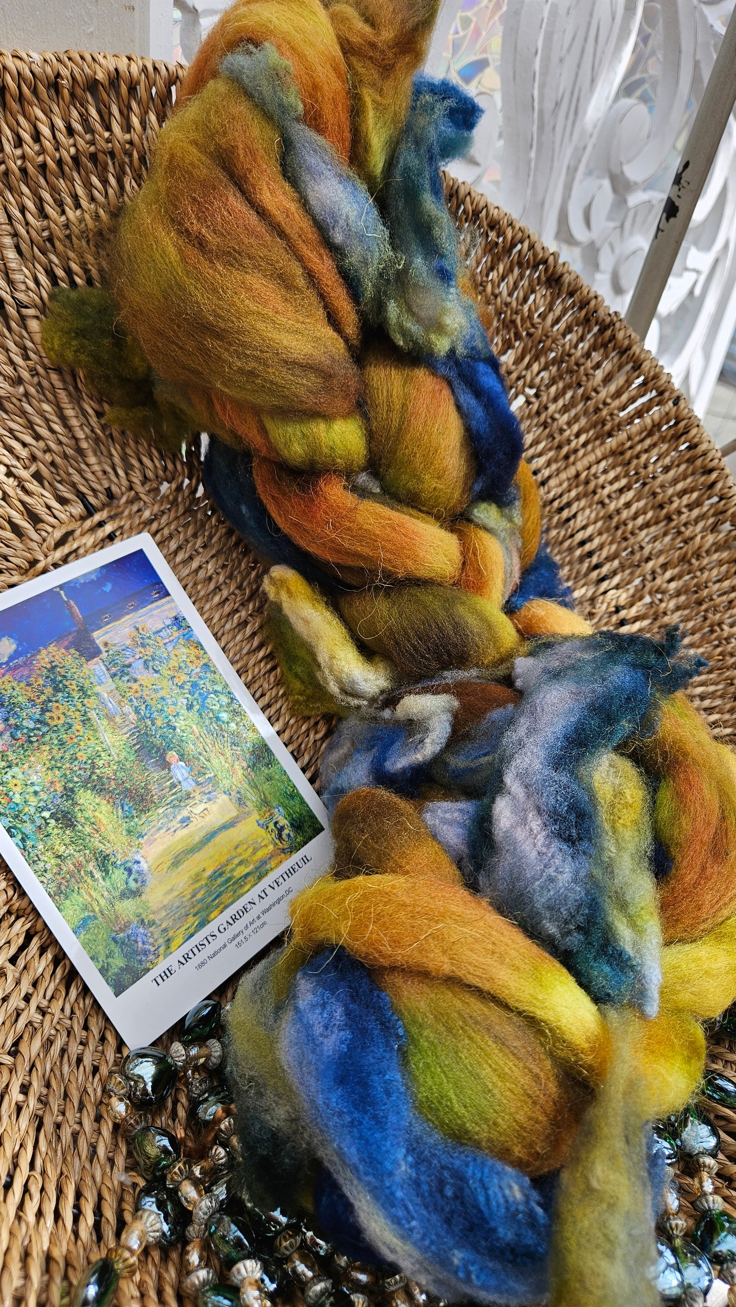 Monet Inspired Signature Art Roving - The Artists Garden 105 - 4.2 oz