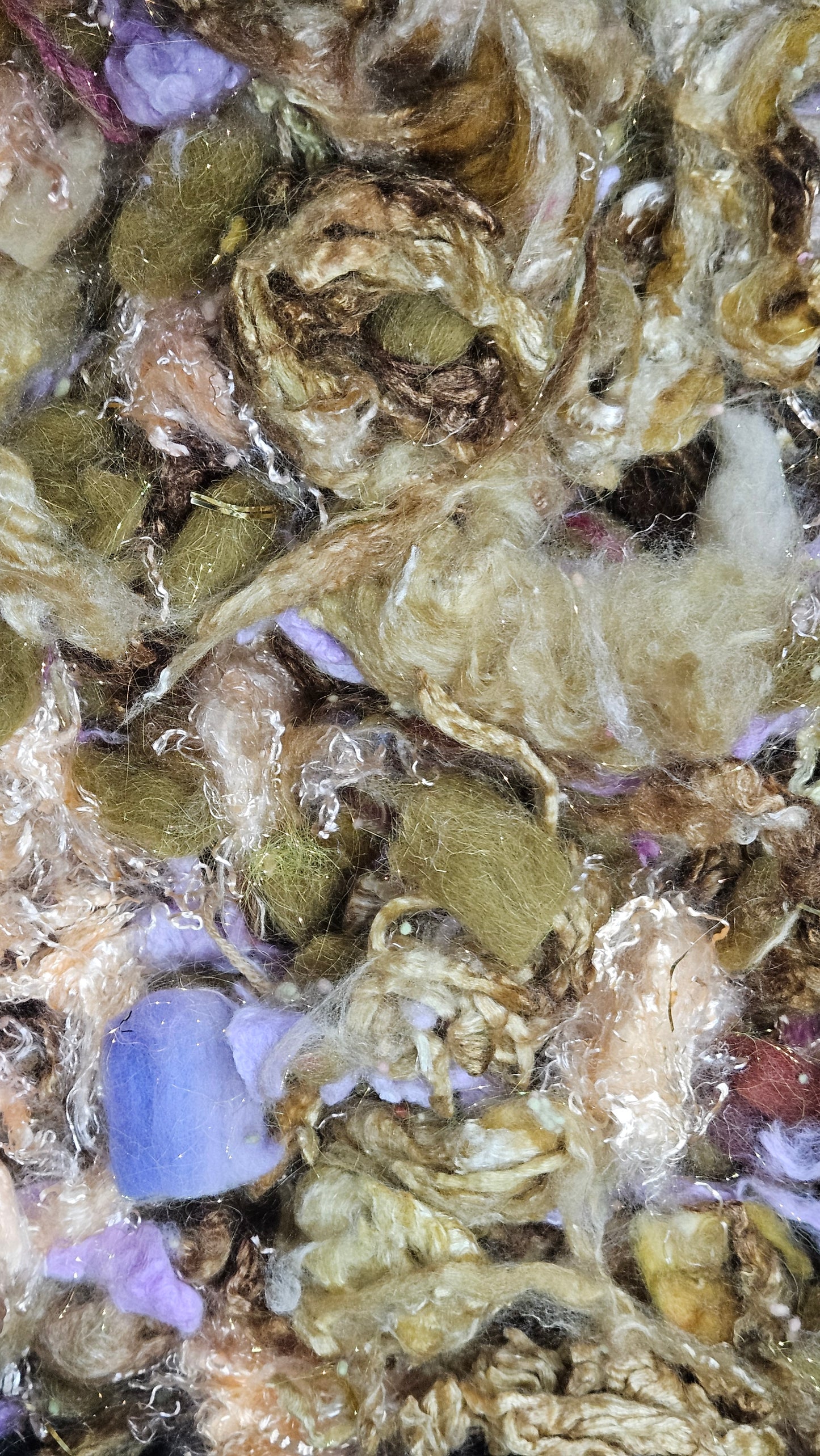 CARNATION - limited edition Mucha Art Nouveau inspired alpaca bamboo texture mix for fiber blending and felting - 3 oz | 85 g