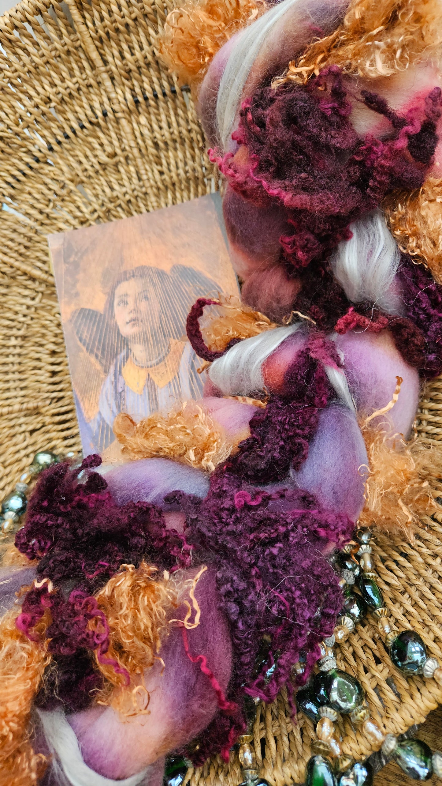 Botticelli Inspired Signature Art Roving - Coronation of Mary Collection 104 - 4.2 oz