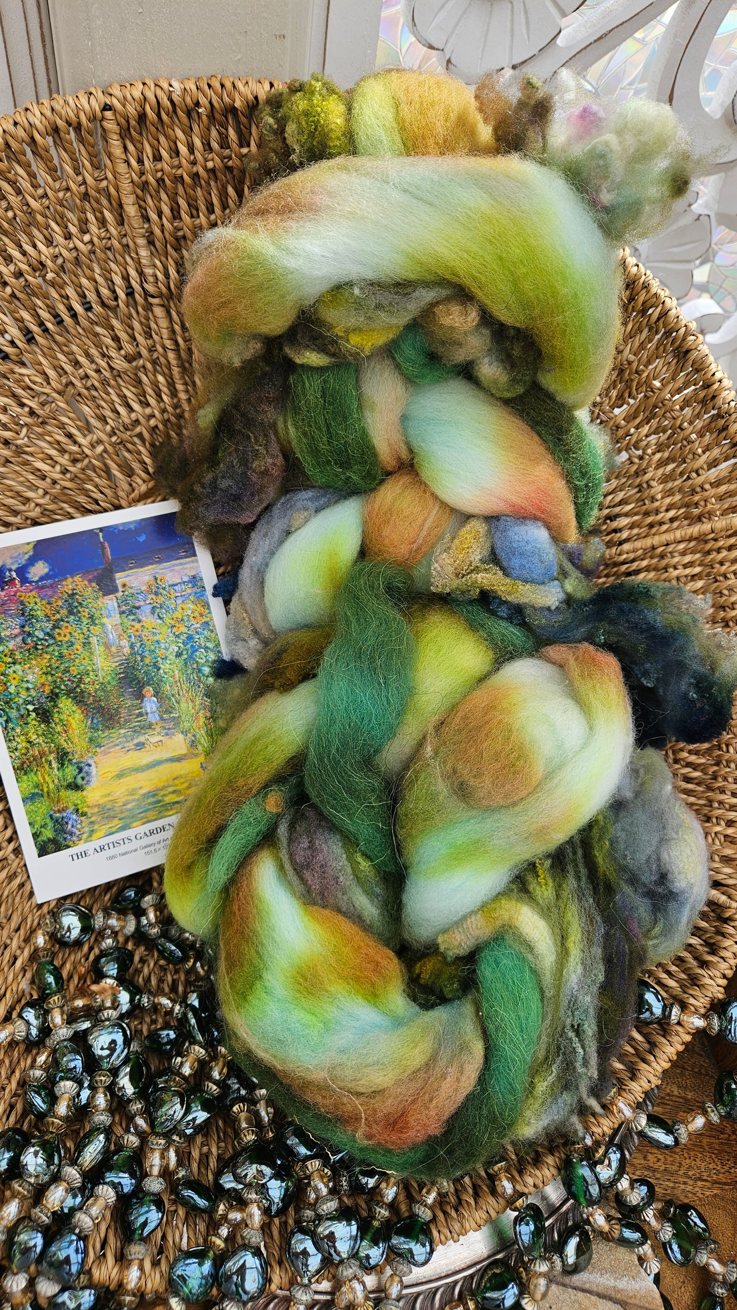 Monet Inspired Signature Art Roving - The Artists Garden 101 - 3.8 oz
