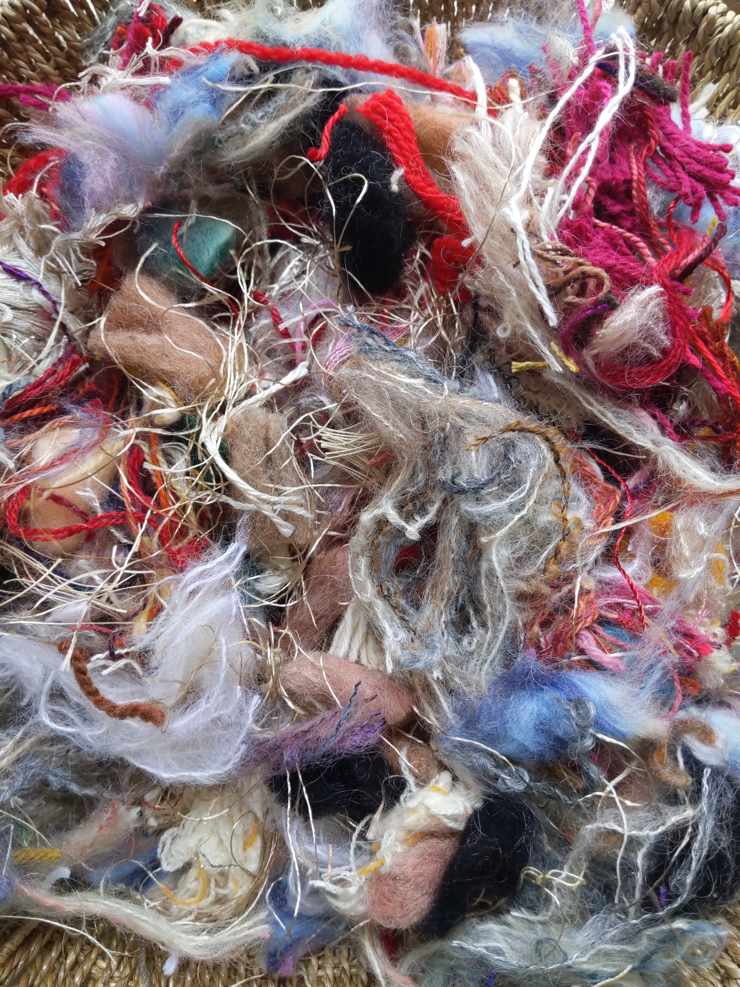KLIMT - recycled thread mix for fiber blending, felting, and papermaking - 3 oz | 85 g