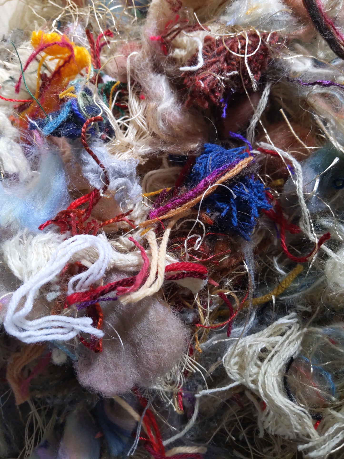 KLIMT - recycled thread mix for fiber blending, felting, and papermaking - 3 oz | 85 g