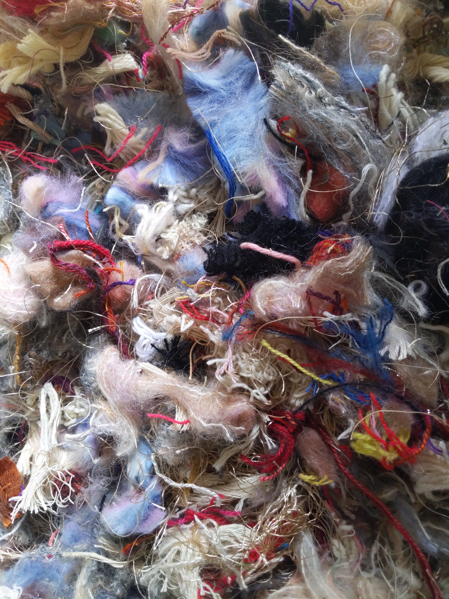 KLIMT - recycled thread mix for fiber blending, felting, and papermaking - 3 oz | 85 g