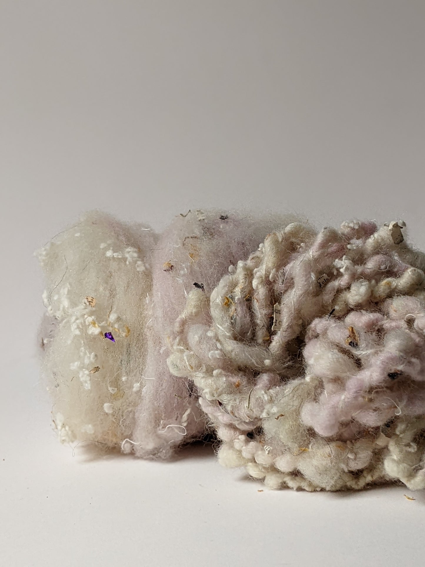 Dried lavender, hibiscus, calendula, and 1800s paper bits for papermaking - 1 oz | 28 g
