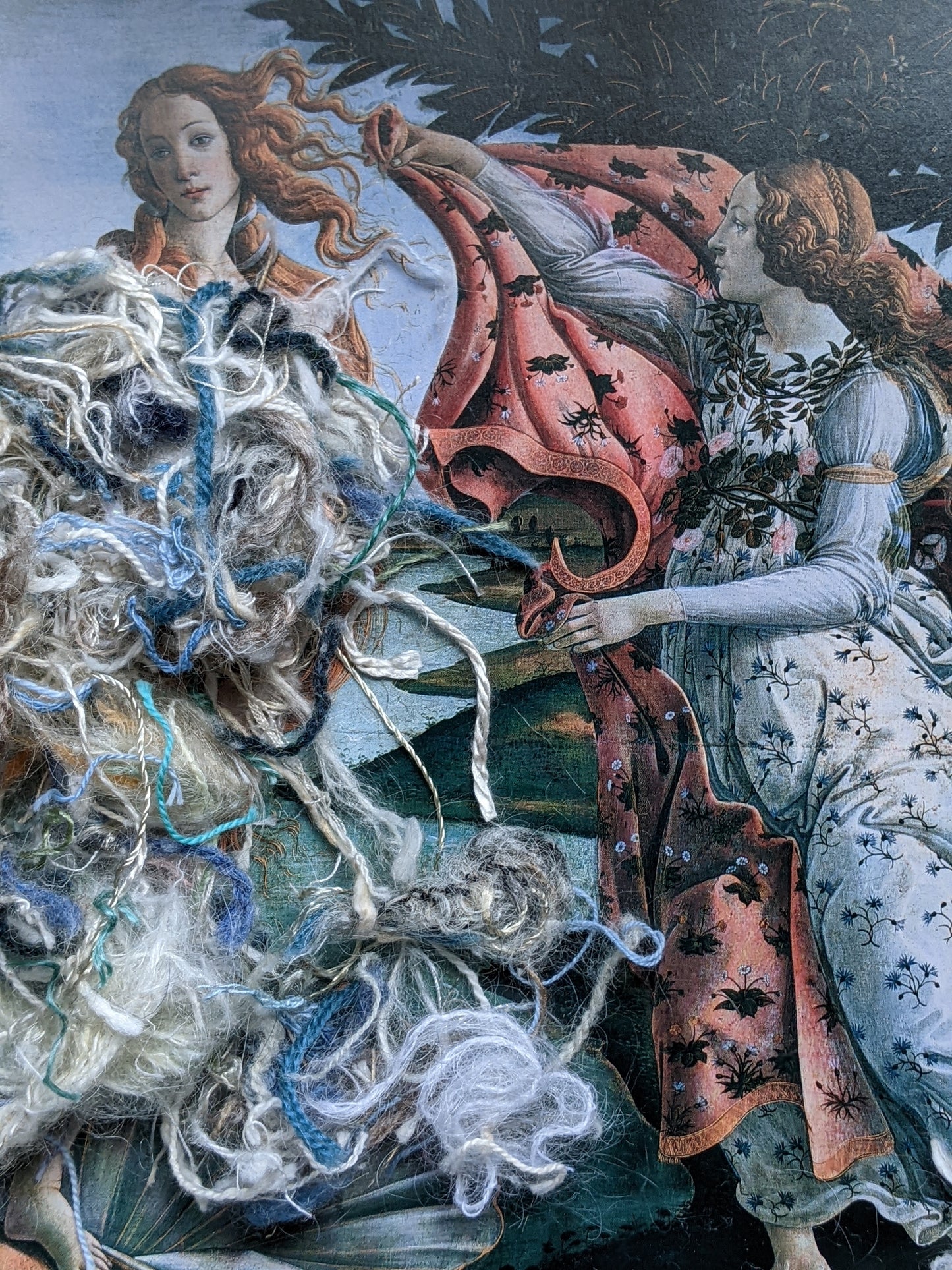 BOTTICELLI - recycled thread mix for fiber blending, felting, and papermaking - 3 oz | 85 g