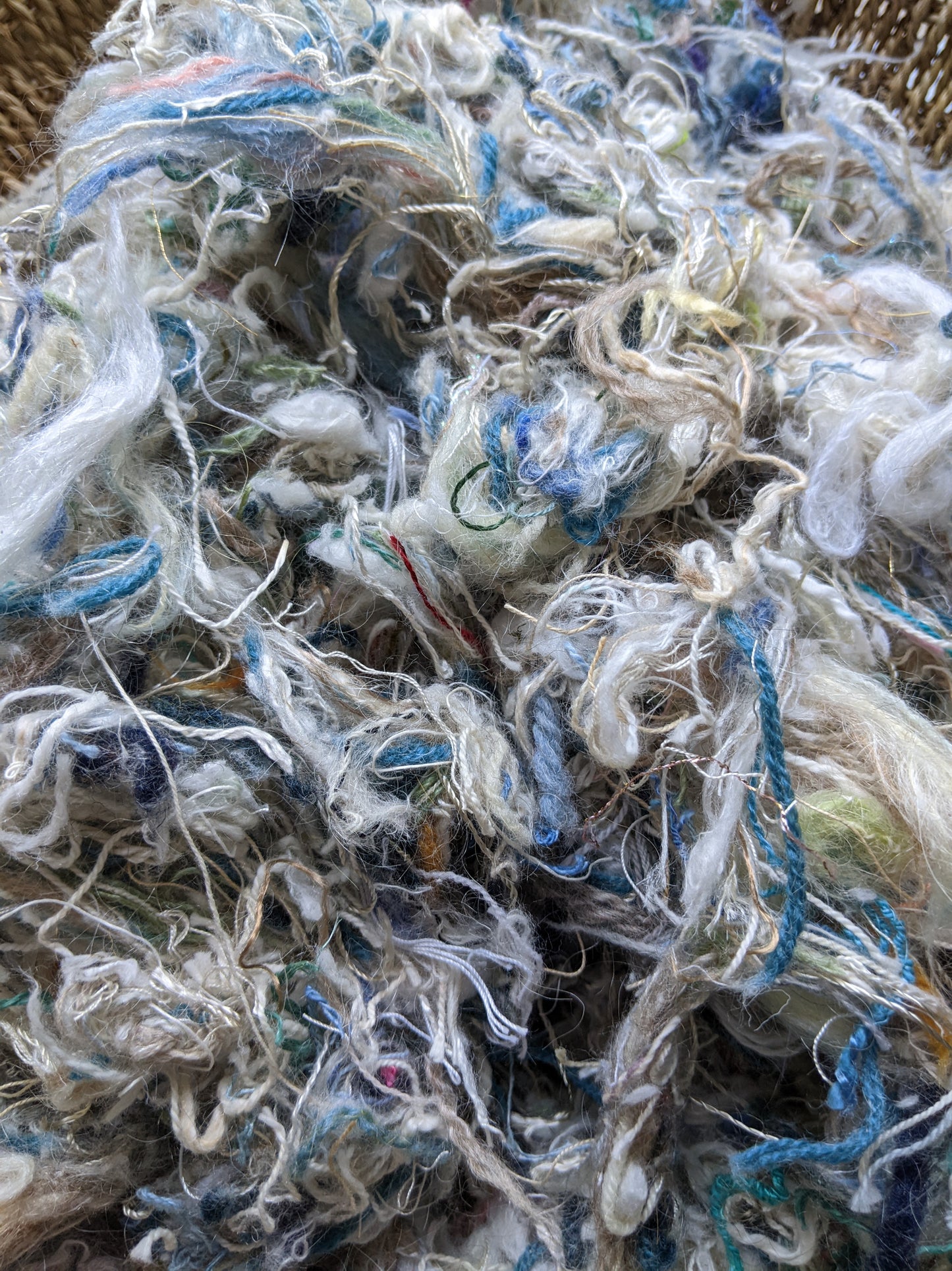 BOTTICELLI - recycled thread mix for fiber blending, felting, and papermaking - 3 oz | 85 g