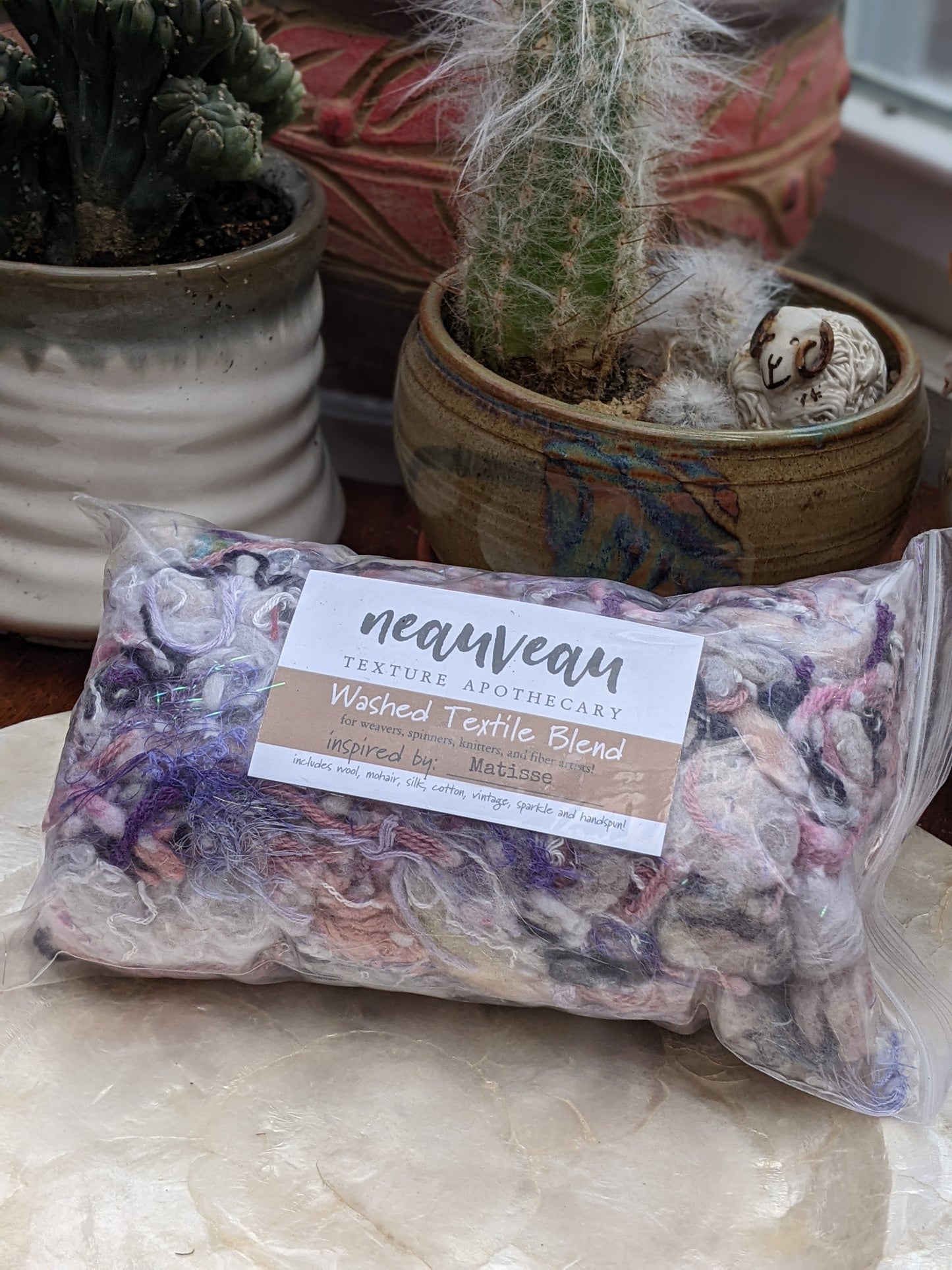 MATISSE - recycled thread mix for fiber blending and felting - 3 oz | 85 g