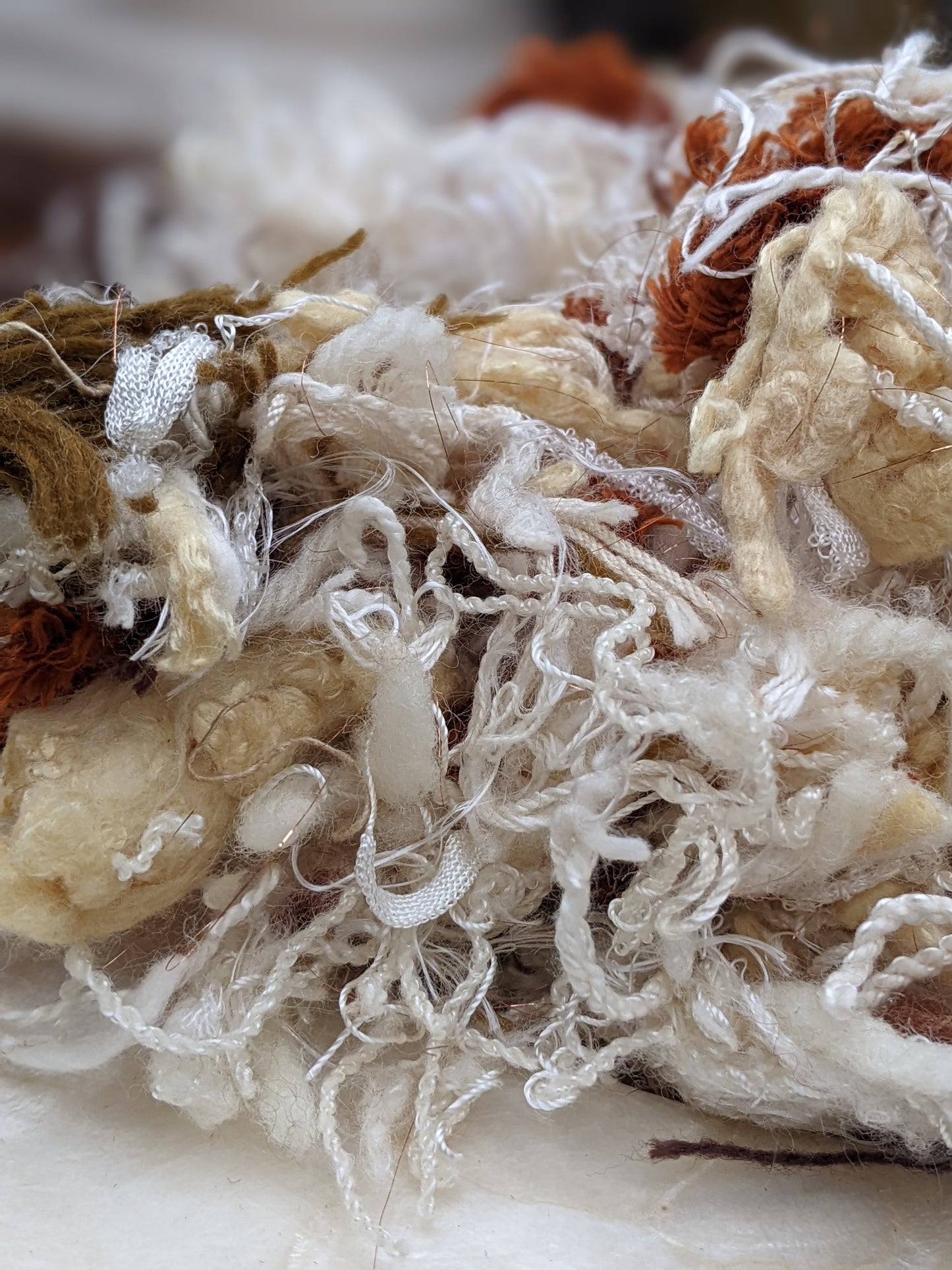 TITIAN - recycled thread mix for fiber blending and felting - 3 oz | 85 g