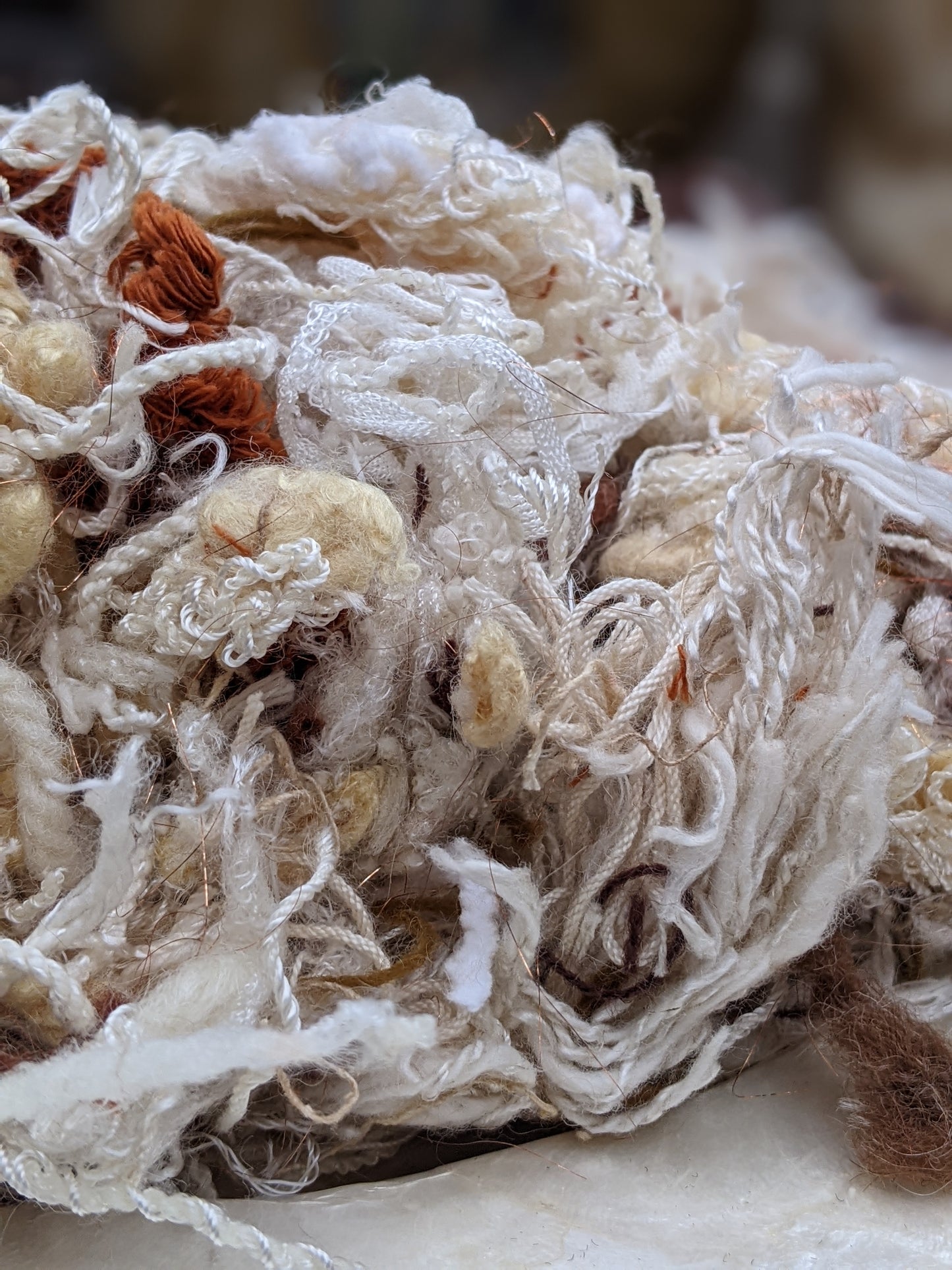 TITIAN - recycled thread mix for fiber blending and felting - 3 oz | 85 g