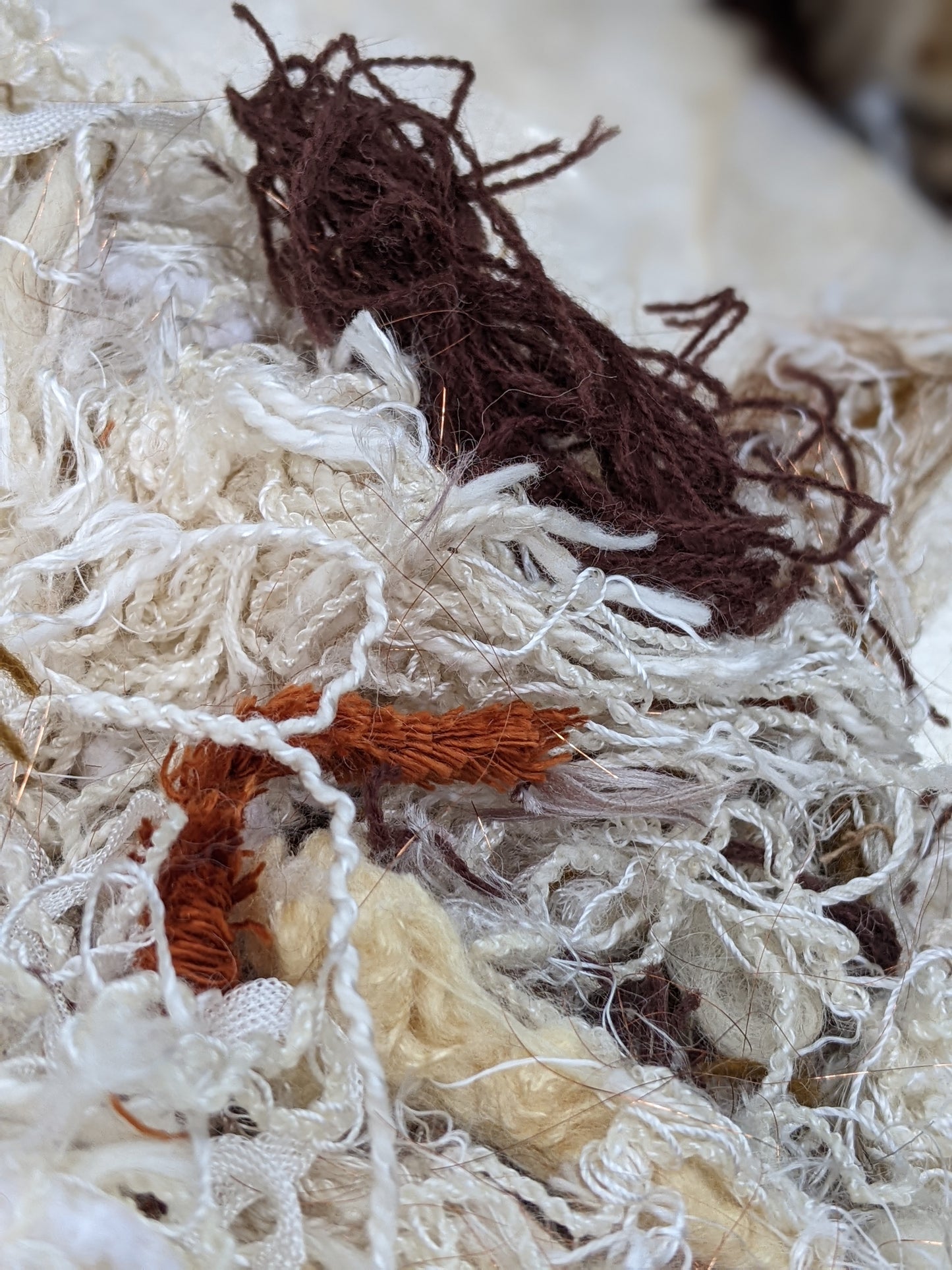 TITIAN - recycled thread mix for fiber blending and felting - 3 oz | 85 g