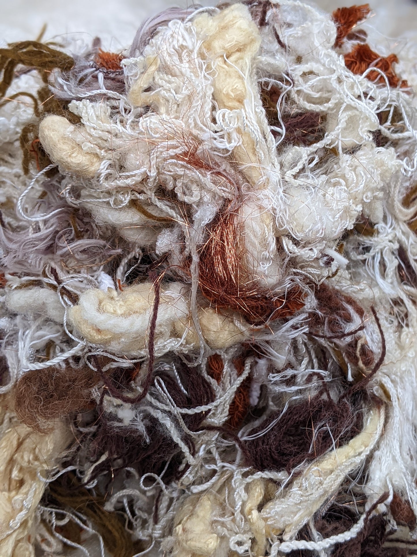 TITIAN - recycled thread mix for fiber blending and felting - 3 oz | 85 g