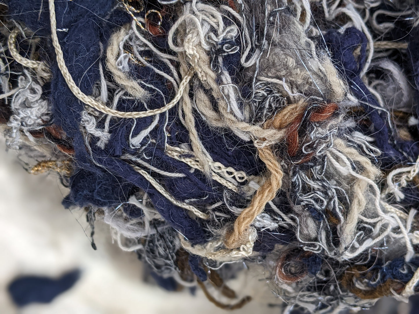 HOKUSAI - recycled thread mix for fiber blending and felting - 3 oz | 85 g