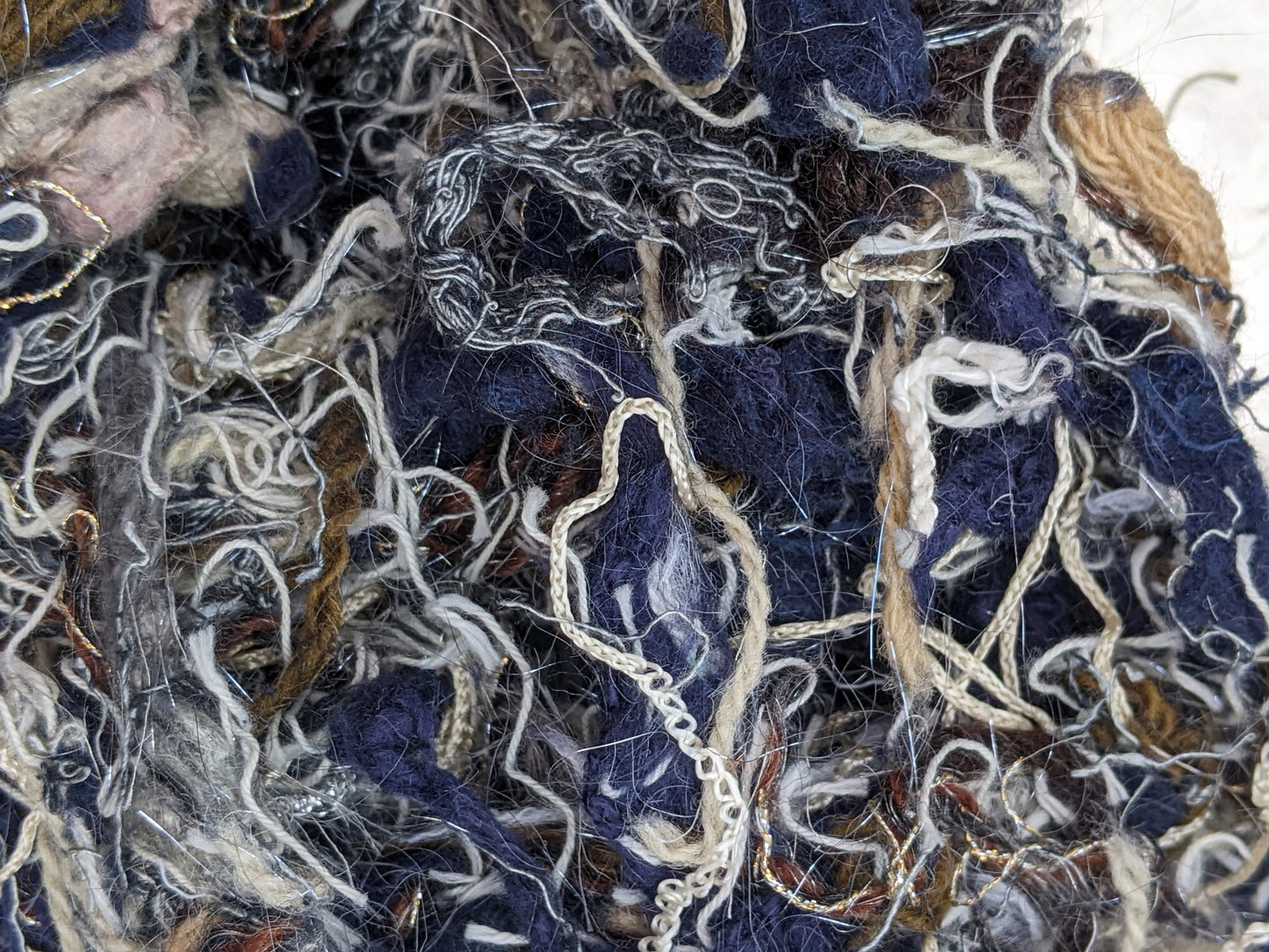 HOKUSAI - recycled thread mix for fiber blending and felting - 3 oz | 85 g
