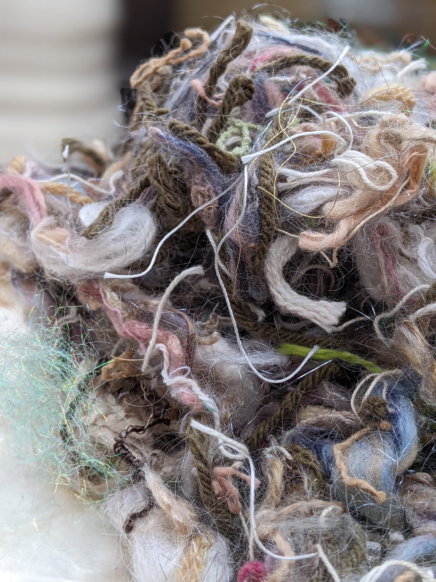 MONET - recycled thread mix for fiber blending and felting - 3 oz | 85 g