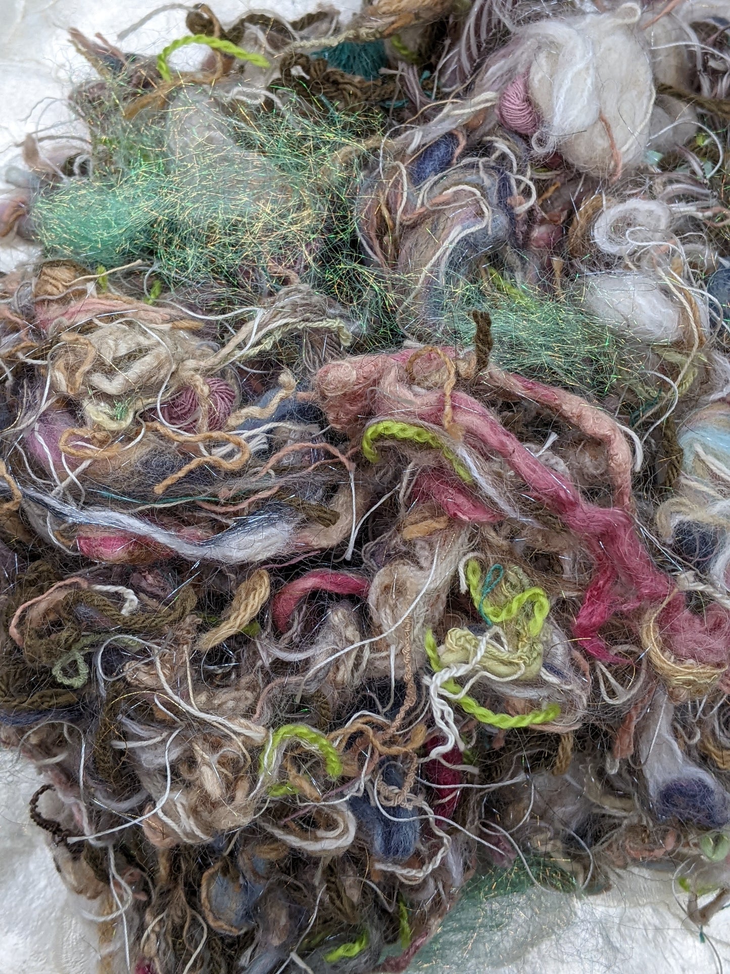 MONET - recycled thread mix for fiber blending and felting - 3 oz | 85 g