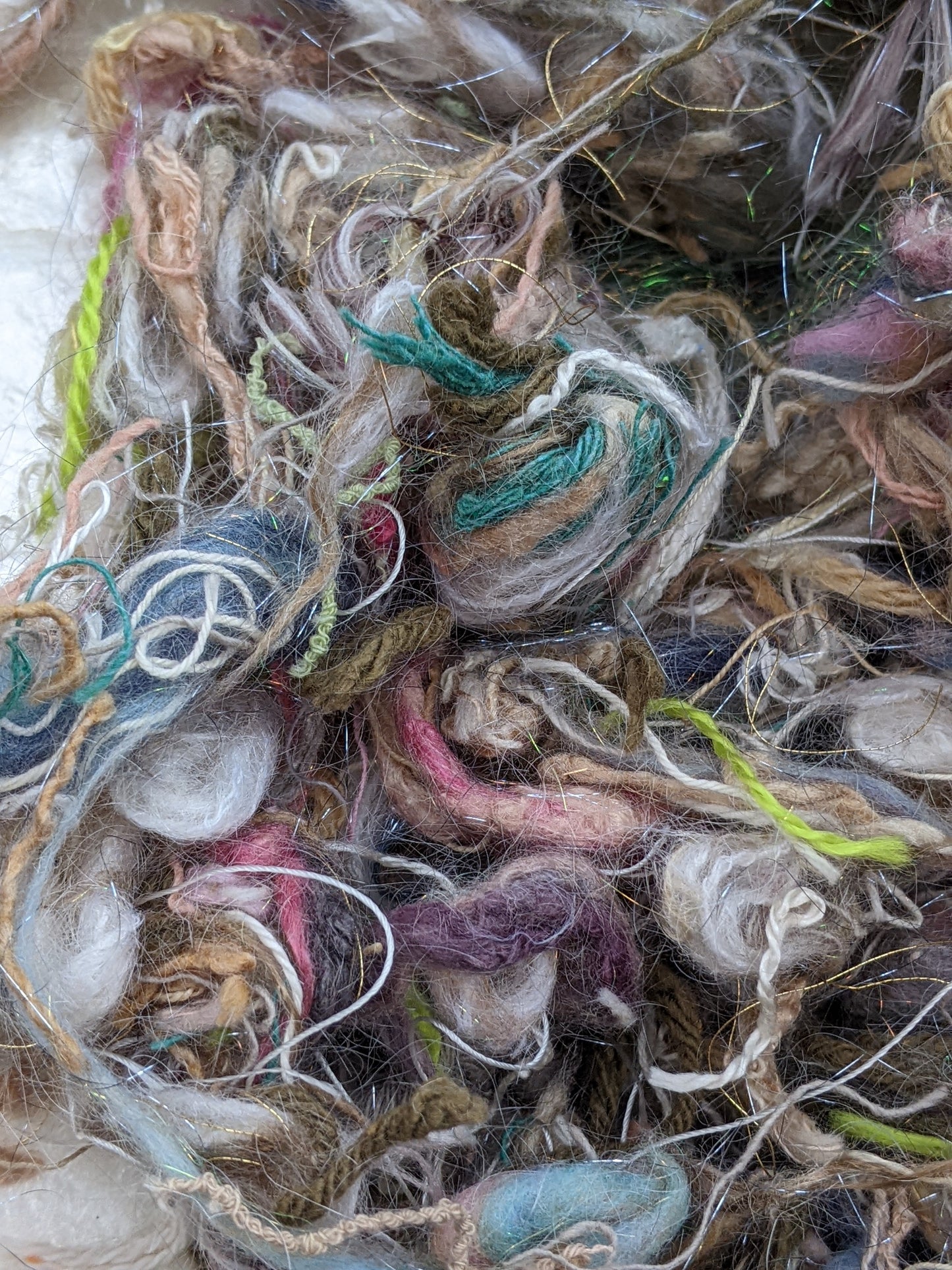 MONET - recycled thread mix for fiber blending and felting - 3 oz | 85 g