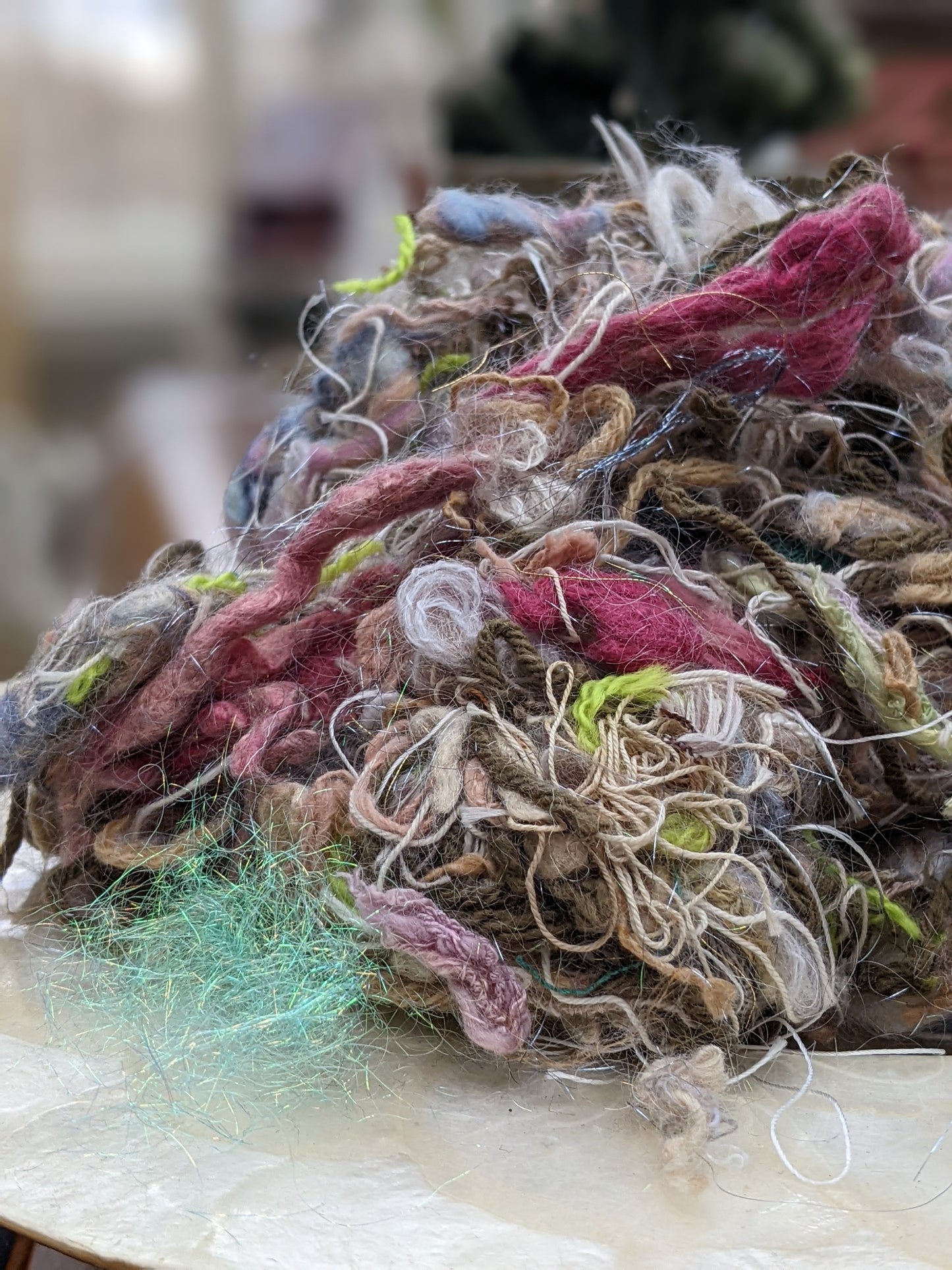 MONET - recycled thread mix for fiber blending and felting - 3 oz | 85 g