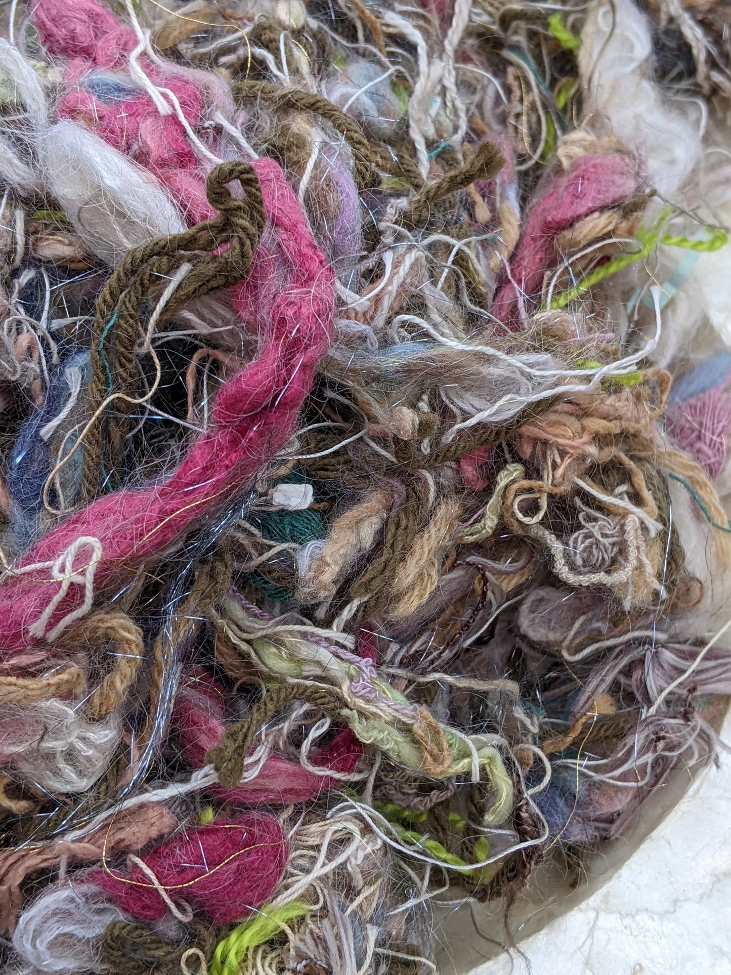 MONET - recycled thread mix for fiber blending and felting - 3 oz | 85 g