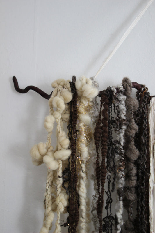FREEFORM Wall Hanging  (Free Handspun Project)