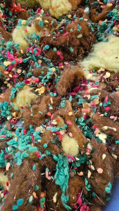 FALLING LEAVES Fiber Art Texture Blend - 2 ounces